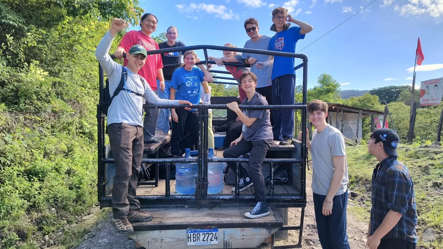 Honduras Day 5 - A trip to Caliche to a big community event on the soccer field. Local leaders and pastors welcomed us before 5 of our students shared their testimonies. This was followed by lots of soccer and lots of playing with kids. Such an awesome time with our partner community Caliche and nearby community Las Pina.