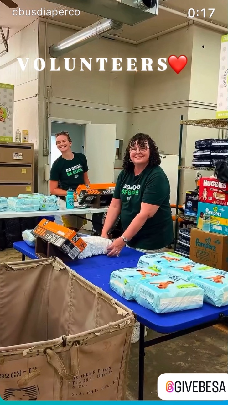 V O L U N T E E R S! @cbusdiaperco
8,556 diapers packed 👶 342 toddlers impacted⭐️In just 90 minutes (ok… maybe a few extra 😉), rockstar team @givebesa pulled off another incredible packing party!
✅ 270 packs bagged up & ready
✅ 310 diapers donated by our friend Lori (thank you!)
✅ Pull-ups counted, labels printed, & a few packed up
✅ Setup, prep & ready for our next one
Whew! What an evening! Grateful for this crew! ⭐️#besa #partnership #rockstarteam #giveback #volunteer #614columbus #614nonprofits #diaperneed #donate #diaperbank #cbusdiaperco #forthekids❤️