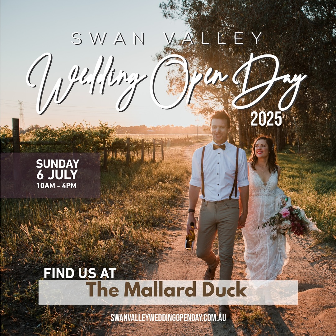 ✨ Excited to be part of the Swan Valley Open Day at The Mallard Duck! 🎶💍
I’ll be performing live music throughout the day, and you’ll also get to meet an incredible lineup of wedding vendors — from stylists and florists to celebrants, photographers, and more! 💐📸🍰
It’s the perfect chance to explore this stunning venue, chat with passionate creatives, and start planning your dream day. 💛
📍 Where: The Mallard Duck
📅 When: July 6, 10am to 4pm
🎟 Free entry – bring your friends, sip some wine, and make a day of it!
@themallardduck_
#SwanValleyOpenDay #TheMallardDuck #FebreyMusic #LiveWeddingMusic #WeddingsInSwanValley #SupportLocalVendors #WeddingInspo #MeetTheVendors