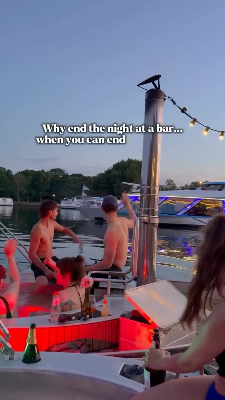 Why end the night at a bar… when you can end it on a boat?
✨ Floating under city lights. Music, drinks, and your favorite people — no crowds, no queues, no closing time.
📍 Badedampfer: Berlin’s floating hot tub and party boat experience.
🚤 Private. Unforgettable. Bookable now.
Your perfect night doesn’t need walls. Tap the link in bio 🔗 and get your crew on board.
#Badedampfer #BerlinNights #BoatPartyBerlin
#FloatingHotTub #SunsetCruiseBerlin
#ThingsToDoInBerlin #GroupVibes #BYOBerlin
#SummerInBerlin #wellnessonthewater
#PrivateBoatTour #BerlinBucketList