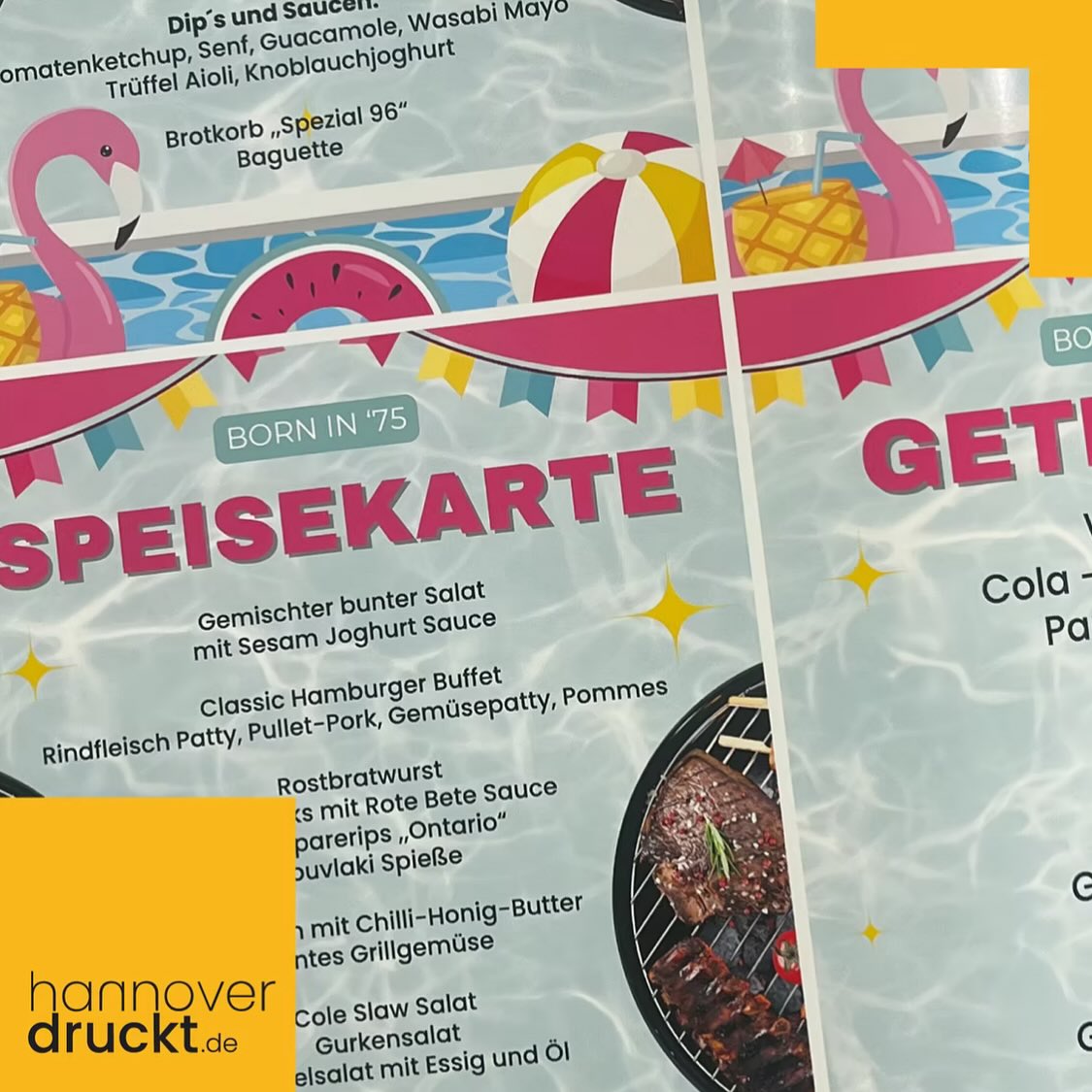 Da hatten wir beim Gestalten schon fast die Badehose an. Privater Auftrag zur Poolparty. Der Kunde feiert seinen 50igsten Geburtstag bei schönstem Wetter. Wir gestalten nach angelieferter Vorlage diverse Schilder auf Forrexmaterial für die Eiskarte, die Speisekarte und Getränkekarte. Das sieht verdammt nach Spaß aus!
https://www.hannoverdruckt.de/post/poolparty
#poolparty #forrex #digitaldruck