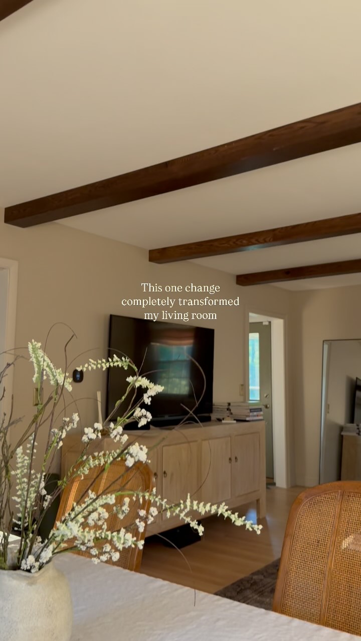 My living room got a major glow up with this one addition: wood beams!! 🪵
Adding beams brought so much warmth, coziness, and character to this space. It was the missing piece of the puzzle!
I partnered with @cochranslumber for this special project, and I truly can’t rave about them enough. Their professionalism, customer service, and quality were unmatched. From helping me choose the perfect wood shade to coordinating delivery, they made the entire process seamless
Their real wood beams (and flooring!) are handcrafted in Virginia and ship nationwide. So yes, you can do this too!
#livingroom #woodbeams #upstate #homedecor #hardwood