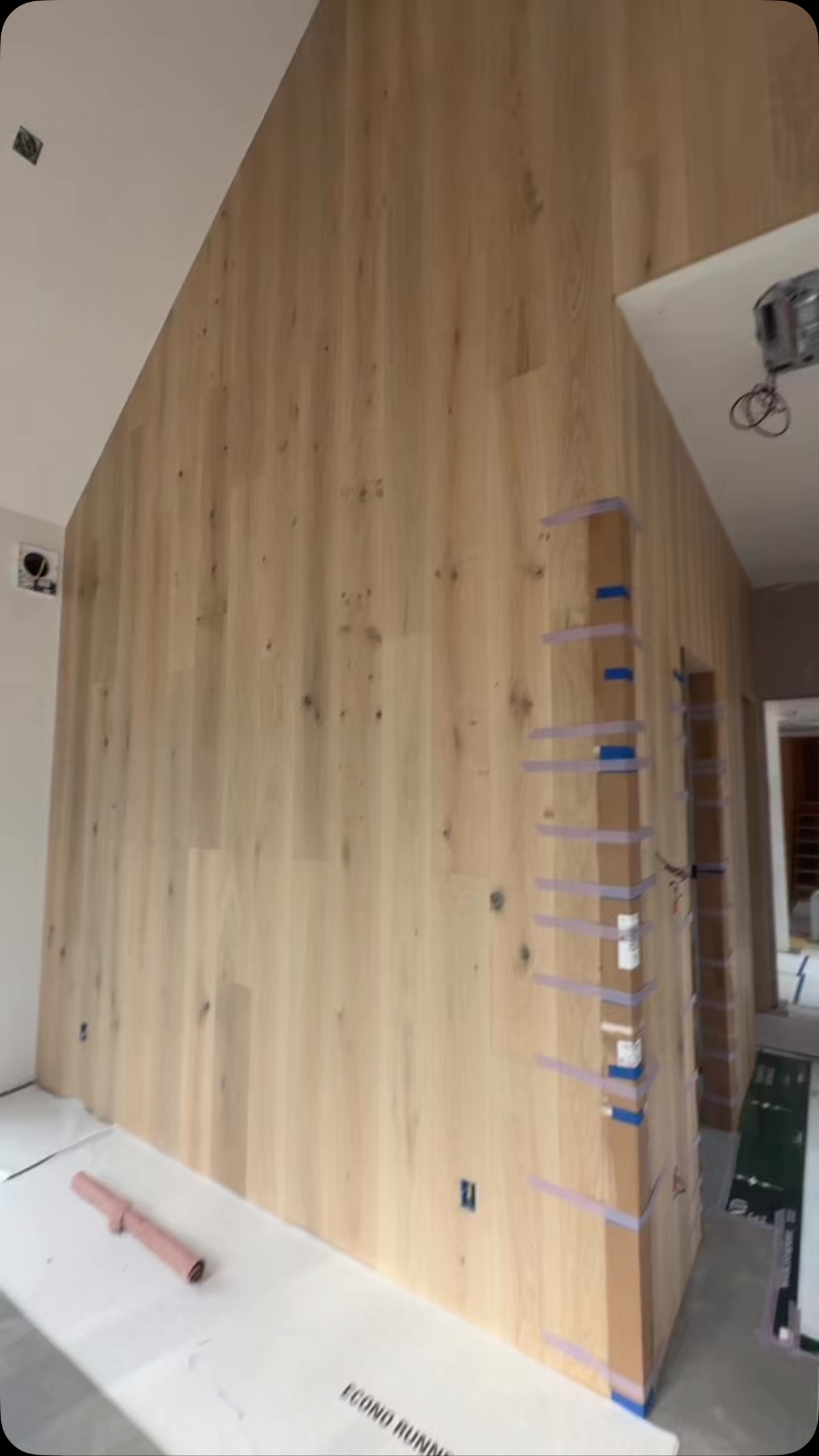 Here’s a closer look at the white oak detailing we’re doing around our cavity slider. We’re adding custom trim strips with a micro bevel to match the existing material — it gives the whole assembly a seamless, uniform look that feels almost factory-made. Super crisp lines, consistent reveals, and a finished product that starts to feel more like art than construction. And the best part? It’s all handmade.
#Smithfield #WhiteOak #EchelonBuilders #CustomHomes #WarmInteriors #WoodDetails
Finish carpentry - @ward_construction_cape_cod
#handmade #architecturalmillwork #custominteriors #finecraftsmanship #LuxuryHomes #oakceiling #finewoodworking #handmade #gobuild #woodceiling #finewoodworking #finehomebuilding #gobuild