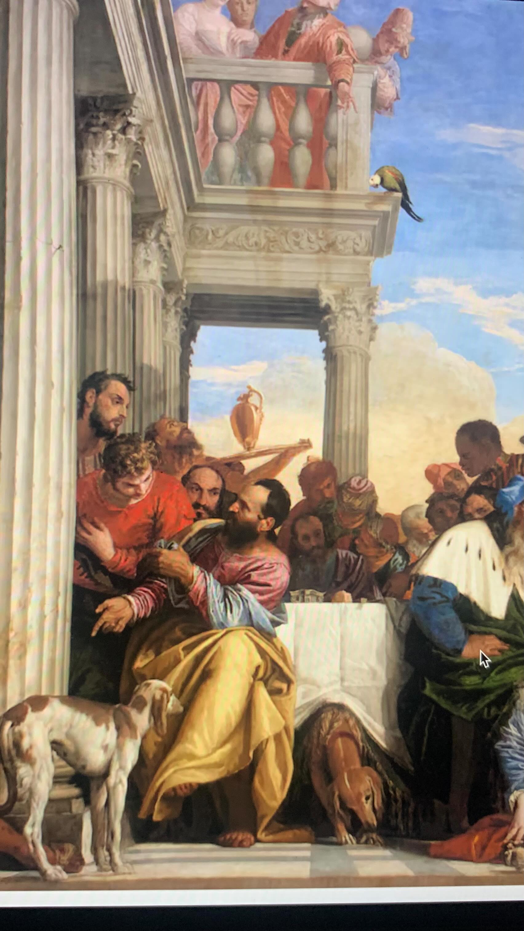 La cena en casa de Simón el Fariseo, que el Musei Reali de Turín ha prestado al @museoprado. Paolo Veronese