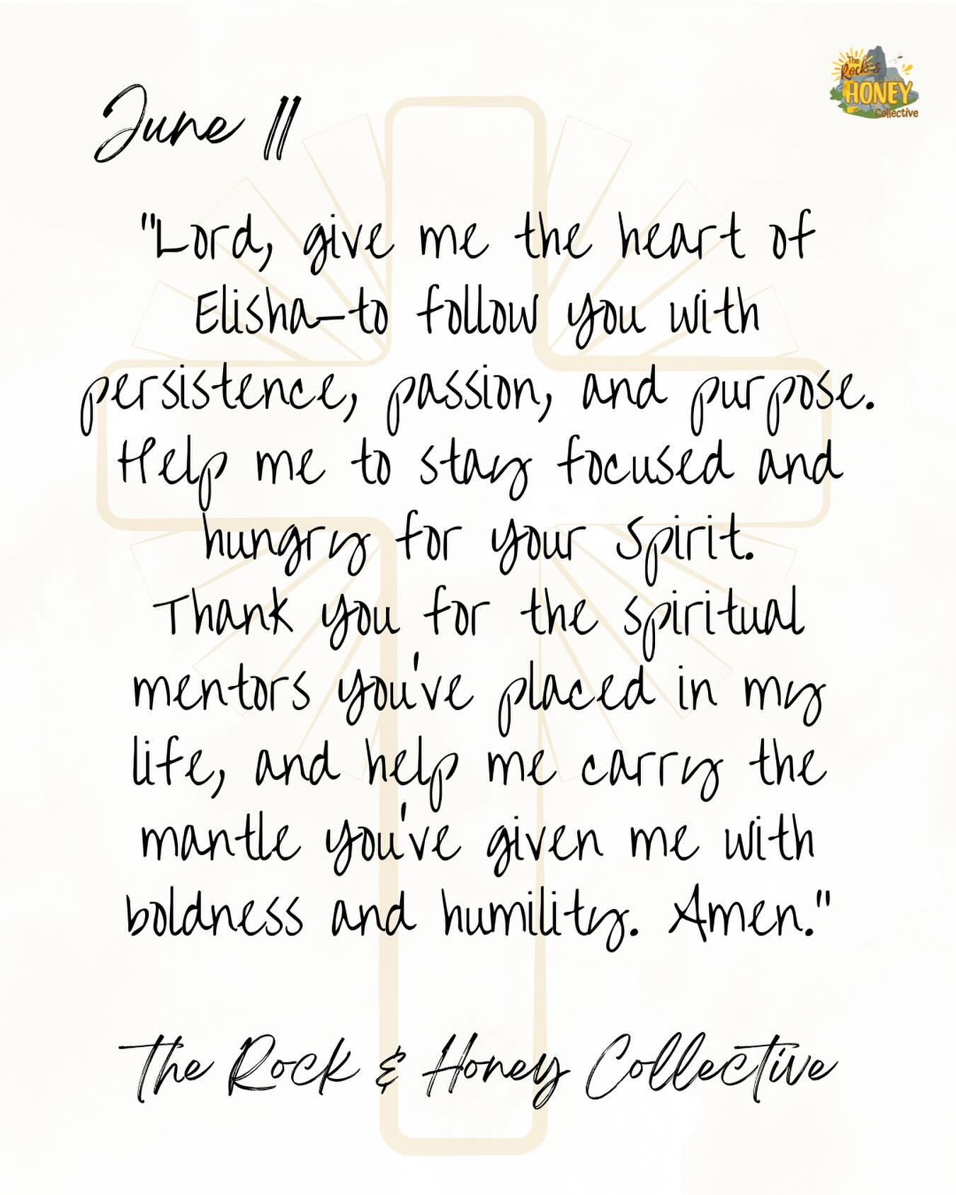 Daily Prayer 6/11: Lord, give me a heart like Elisha - with persistence, passion & purpose.
#freedevotional #YourTimeWithGod #HeIsWithYou #FaithJourney #GodAppointment #ChristianWomen #ChristianWriter #FaithInTheWaiting #God'sTimingIsPerfect #juneblessings #SpiritualGrowth #Jesusfirst #WaitingOnGod #ChurchMoments #HolySpiritLead #WorshipAndWord #FaithBlog #newbeginnings #ChristianEncouragement #WomenAndFaith #PrayerLife #God'sNearer #encounterswithgod
