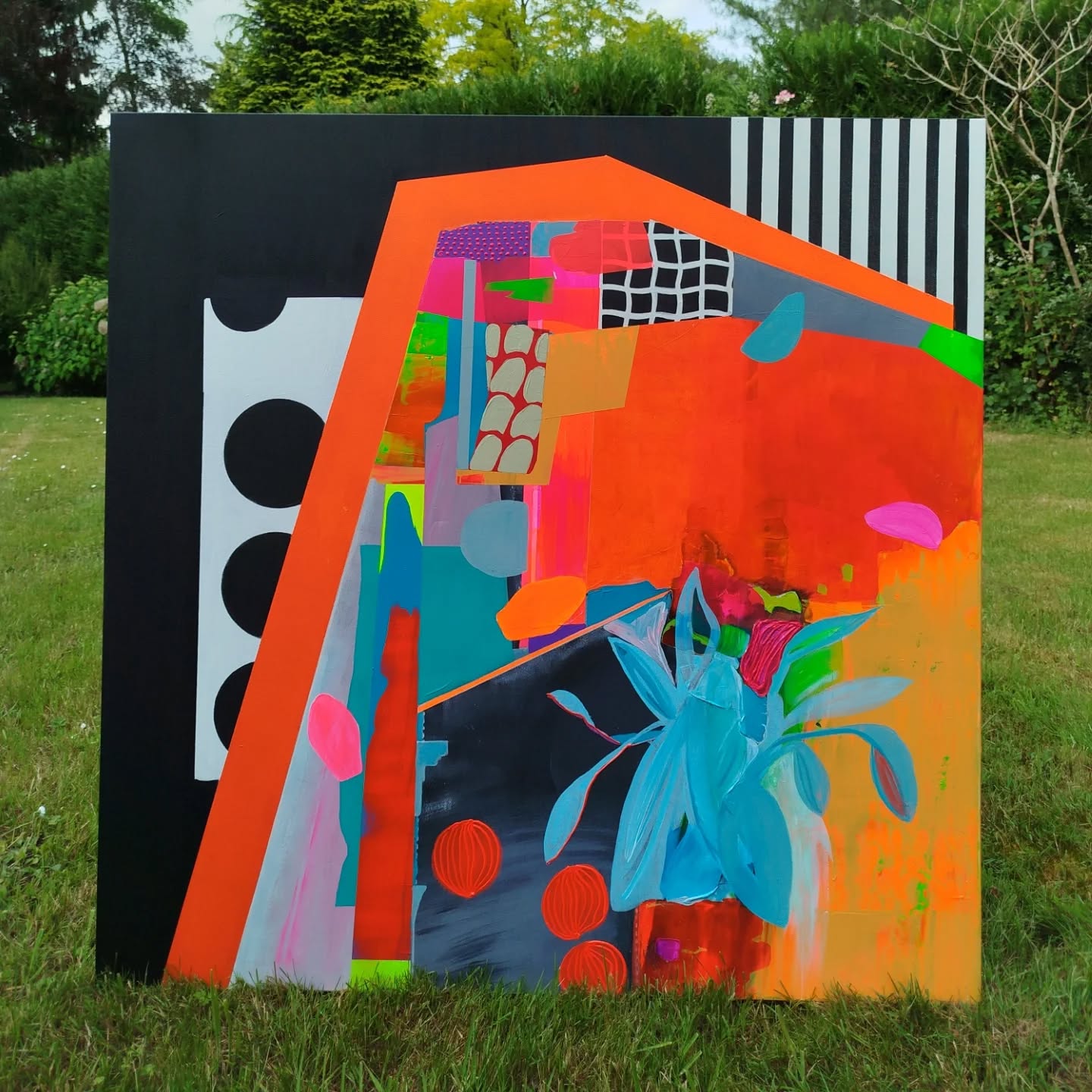 Nouvelle toile: "Tropical Symphony".