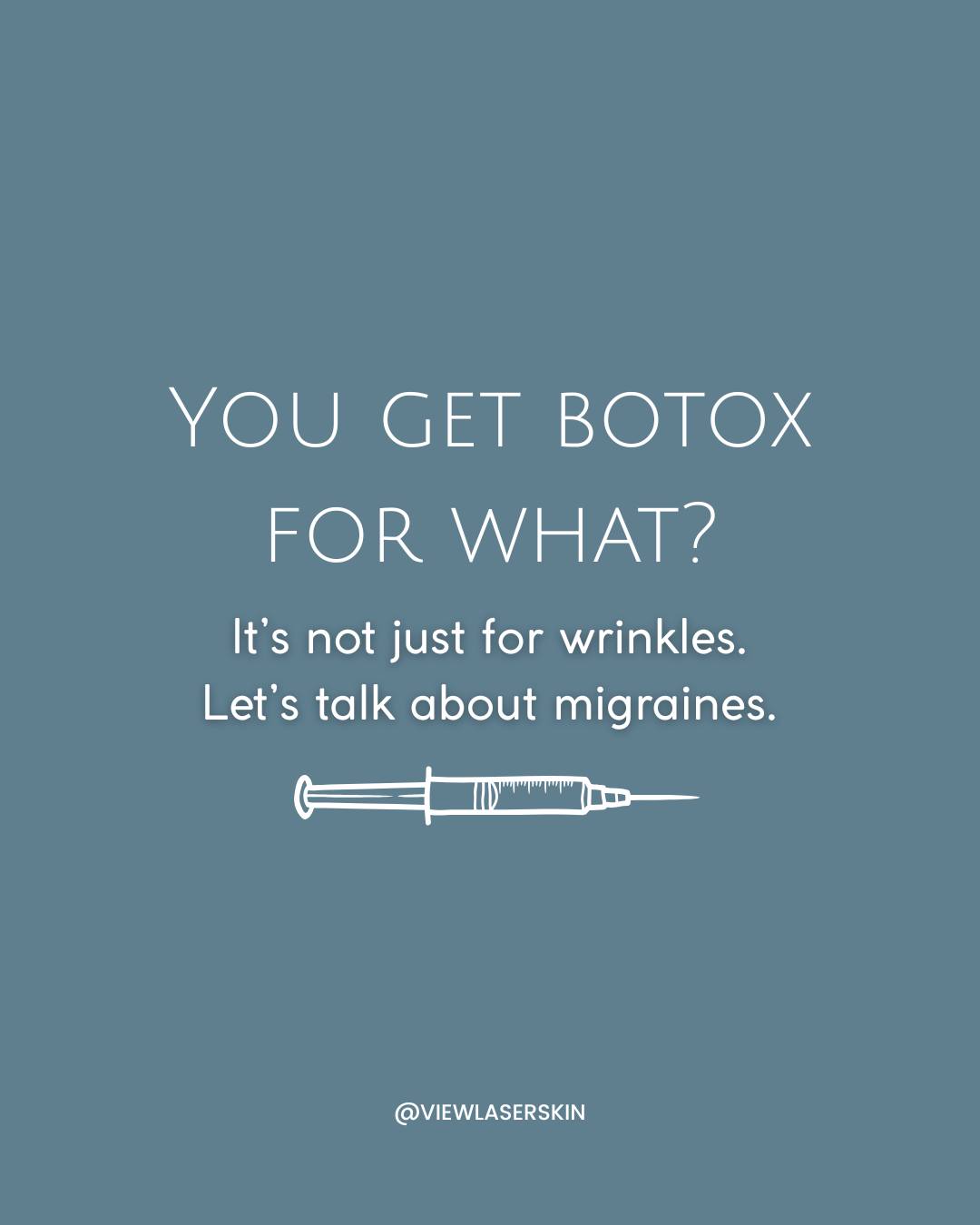 June is Migraine and Headache Awareness Month AND Brain Injury Awareness Month, so it’s the perfect time to spotlight a treatment that’s helped so many of our patients reclaim their lives.
Botox isn’t just for aesthetics. It’s a proven treatment for chronic migraines, TMJ, jaw clenching, neck pain, and more. In just a few minutes, Dr. Ray can deliver targeted relief that lasts for months.
Migraines or headaches holding you back from living life to the fullest? Head to our website at the link in bio to learn more about how Botox could give you relief.
#MigraineAwarenessMonth #TherapeuticBotox #TMJRelief #BrainInjuryAwarenessMonth
#ChronicMigraine