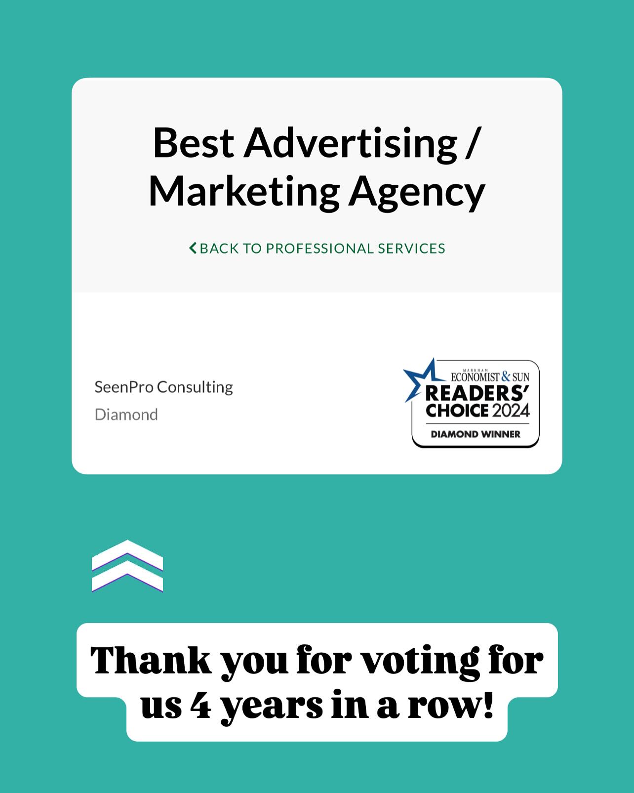 Thank you for voting us # 1 in Markham 4 years in a row! We are truly grateful to all of our wonderful clients. ✨
