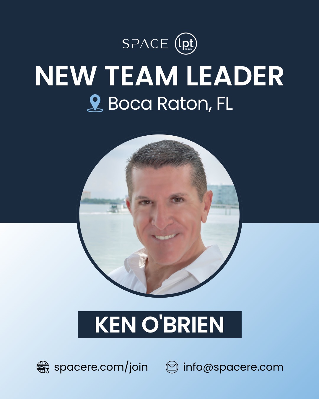 Meet the newest leaders of SPACE Real Estate in Boca Raton. FL: Ken O'Brien!
Ken bring a wealth of experience, dedication, and a deep commitment to helping agents grow. As our new Team Leaders, they’re ready to make a powerful impact in the Boca Raton market.
If you’re a local agent looking to elevate your business, Ken and the SPACE team are here to support your success.
Comment SPACE to learn more!