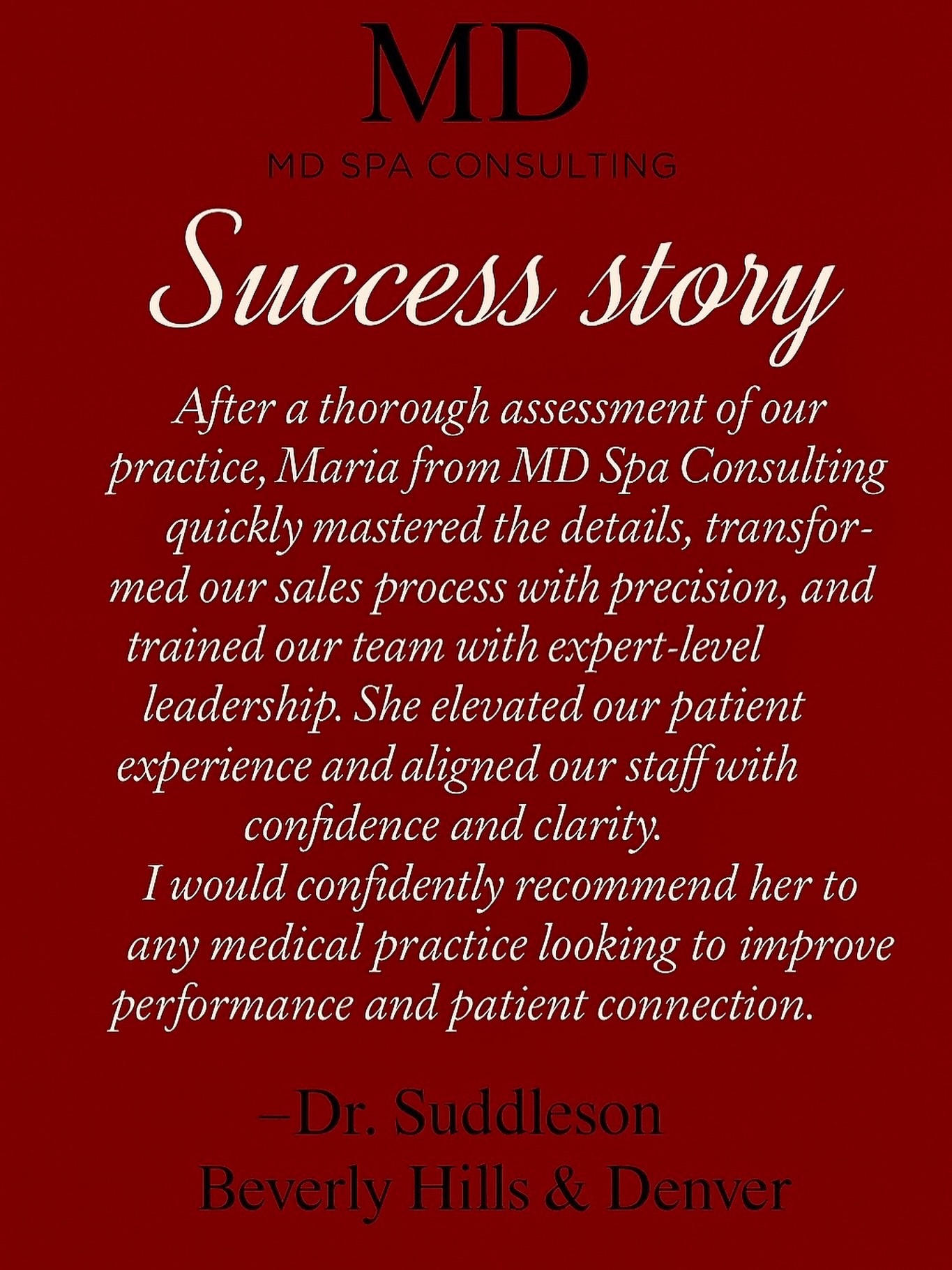 When leadership meets results 💼✨
Another physician led practice transformed through sales training, team alignment, and operational clarity. This isn’t just consulting… it’s next-level strategy that sticks.
💬 Hear what they had to say.
📈 Ready to elevate your team, your revenue, and your reputation?
DM “GROWTH” to get started.
#growth #medspa #aesthetics #womeninbusiness #businessdevelopment