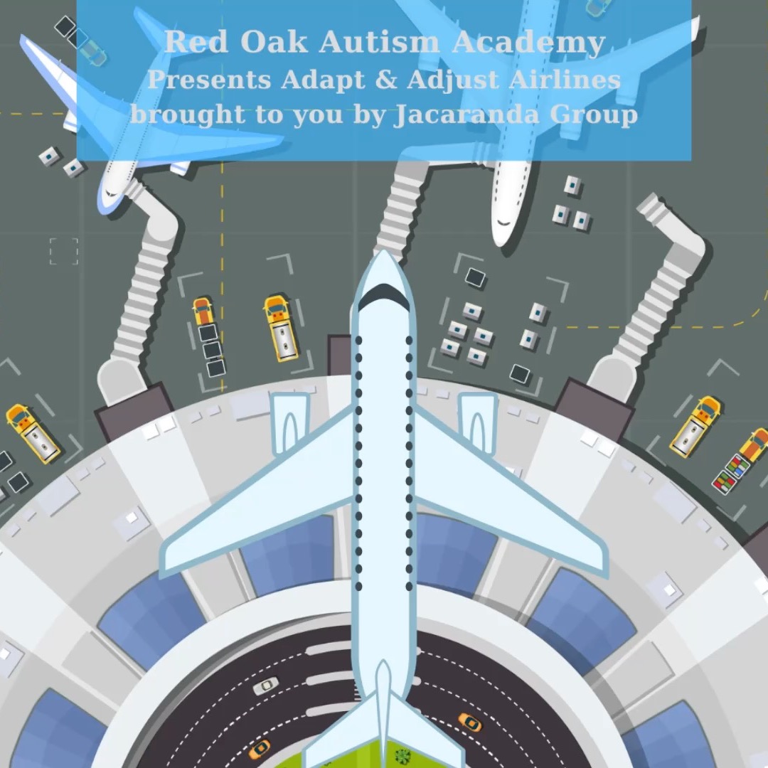 Red Oak Autism Academy has meticulously designed an immersive airport experience for our remarkable students, transforming our learning environment into a dynamic terminal bustling with travel's vibrant sights and sounds. From the intricately detailed check-in counters, where students practice their organizational skills, to the engaging gate areas complete with flight information displays, every element has been carefully crafted to engage students fully in the exhilaration of air travel. This unique initiative fosters a sense of adventure and provides a powerful opportunity for exploration, social interaction, and personal growth.
