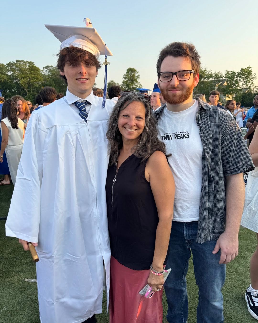 My loves! Congrats to “little” Noah! A new chapter begins