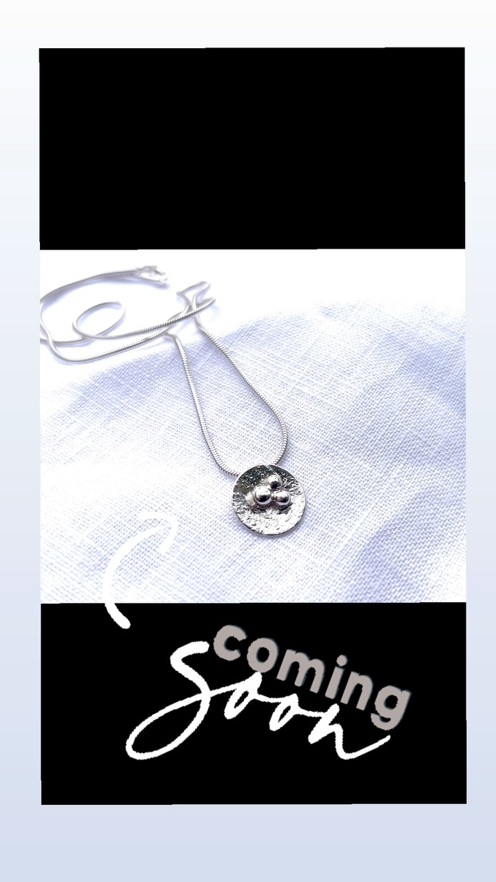 Just finished making this beautiful little Sterling Silver necklace, it will be coming to the website very soon! Keep your eyes peeled 👀 #sterlingandgold #handcraftedjewellery #artisanjewellery #supportlocalbusiness #silversmithing