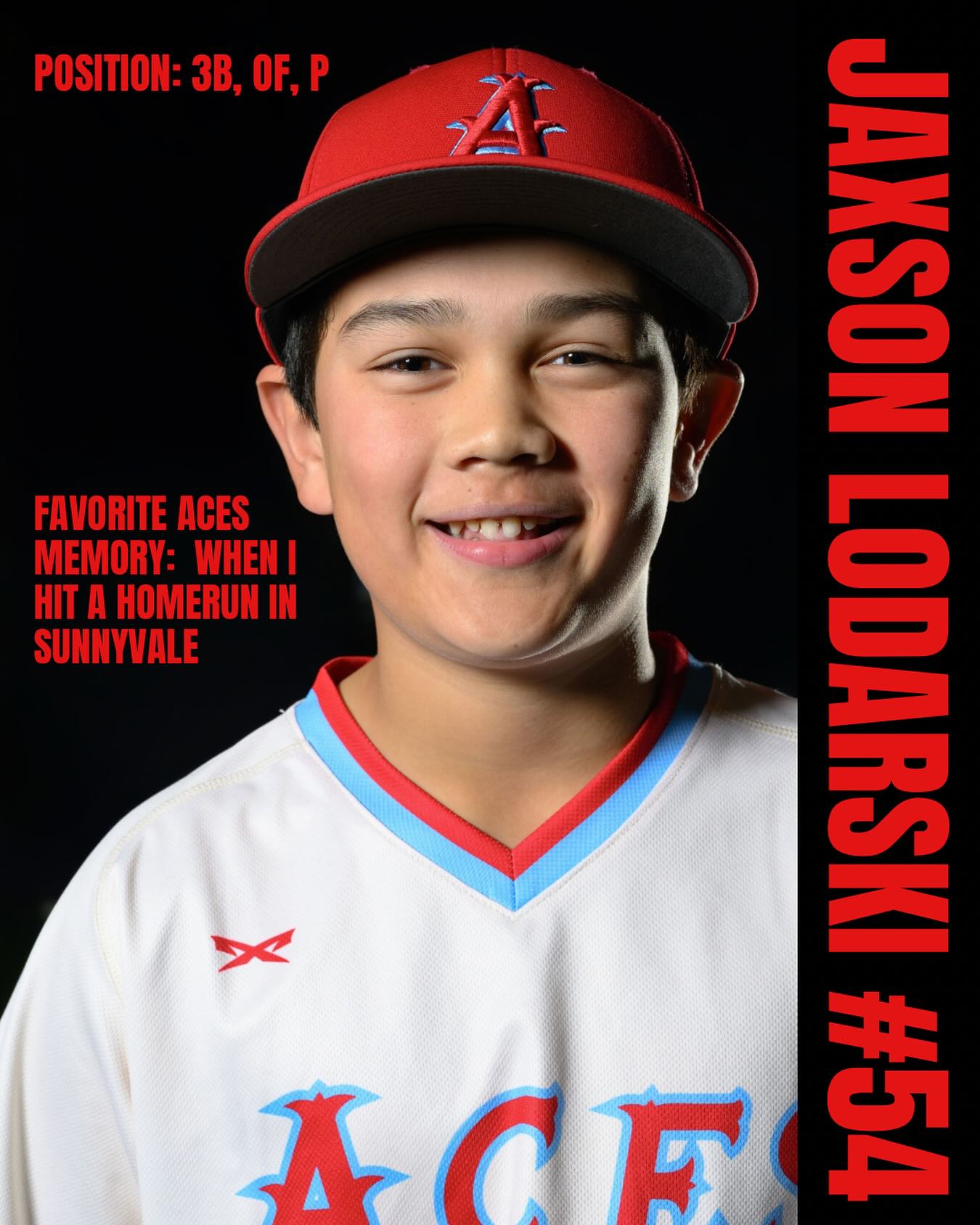 Jaxson is one of the newest members of the Aces Baseball Club. His determination and never-give-up attitude will take him far in life and are evident on every field he plays. A multi-sport athlete, he excels across different disciplines and brings a rare combination of power and athleticism. His bat provides both contact and power, adding strength to our lineup, and we’re thrilled to have him aboard. Versatile and reliable, Jaxson can be placed anywhere on the field, and he will always get the job done. We are truly excited to have him with us, and the Aces look forward to watching him perform in Cooperstown, NY! #CountdownToCooperstown #TeamSpotlight
#12UBaseball #SupportOurTeam #acesbaseballclub