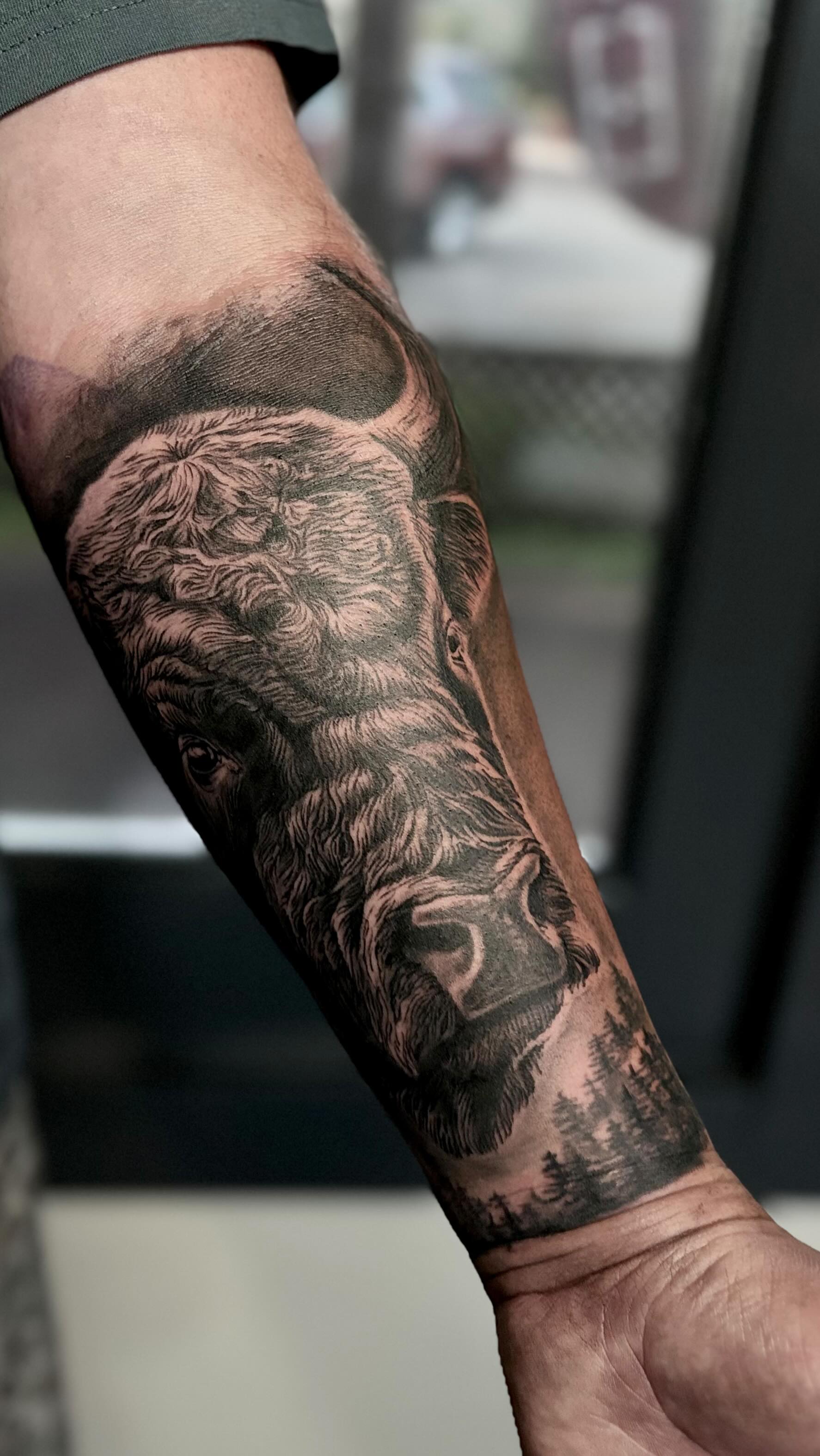 The buffalo symbolizes strength, resilience, and a deep connection to nature. Known for its endurance and powerful presence, the buffalo represents steadfastness in the face of adversity. It embodies the spirit of survival and the respect for the earth, serving as a reminder of the importance of grounding oneself in the natural world.
✉️ DM to book your free consultation
.
.
.
.
.
#tattooculture #tattoocolor #tattooedlife #tattooinstagram #tattooedpeople #tattooofinstagram #tattoofineline #tattoostagram #tattoodrawing #tattoosupply #lovetattoos #tattoosupplies #tattooinked #menwithtattoos #inspirationtattoo #tattooers #tattooman #tattooinkspiration #tattoocollector #tattoosforwomen #tattoomen #simpletattoo #tattoomaster #womenwithtattoos #tattoorealism #tattoosformen #tattoowoman #delicatetattoo #tattoosocial #kwadron