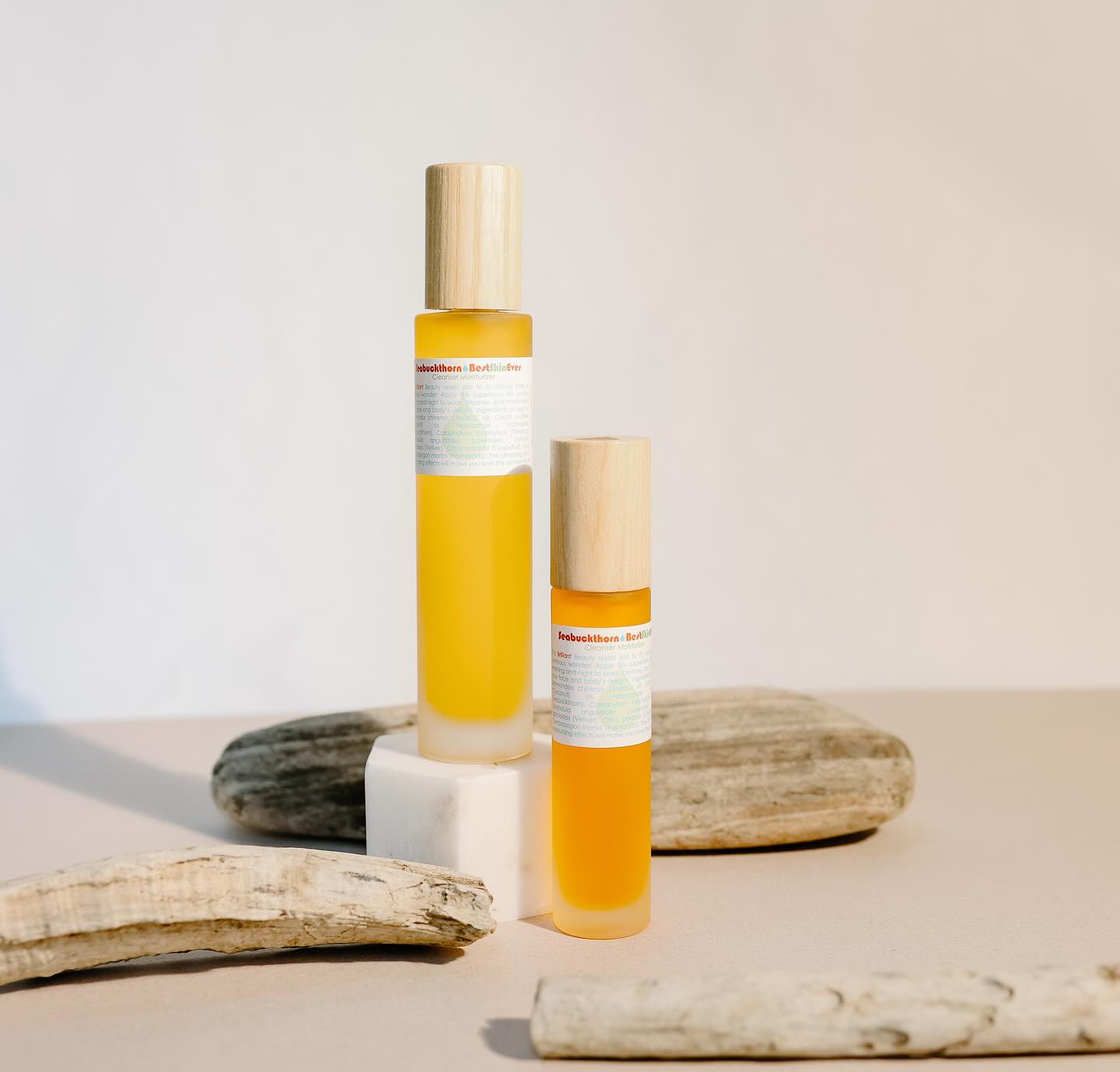 Sea buckthorn is one of nature’s most extraordinary skin allies—rich in unique vegan omegas, antioxidants, and rare nutrients that nourish the body from the inside out.
At Derma Bella Skin Studio, we seek out offerings just like this—backed by science, rooted in nature—to dramatically up-level your skin health and overall wellness. Its internal and topical benefits are truly transformative.
2 of our favorite and most dramatically beneficial products we carry that use this unique ingredient are:
Internal skincare: Osmosis Recovery Oil
Topical skincare: Living Libations Sea. Buckthorn Best Skin Ever
If you’re looking for natural aging strategies including a natural filler alternative, gut health, brain + hormone support + even weight stabilization, Recovery Oil is our choice.
Seabuckthorn topically is beautiful for oil cleansing, moisturizing and a restorative barrier reset. The Living Libations Best Skin Ever is hands down, one of our favorite cleansing and moisturizing oils.
Available in the studio + dermabellaskinstudio.com for shipping and local pickup.
Have you tried these yet? Which is your fav?