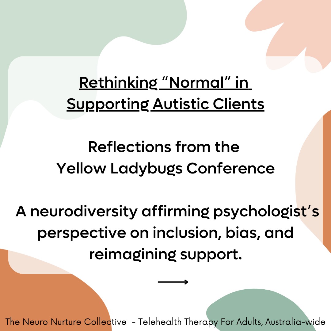 Thoughts after attending @yellowladybugs_autism conference last week 😊