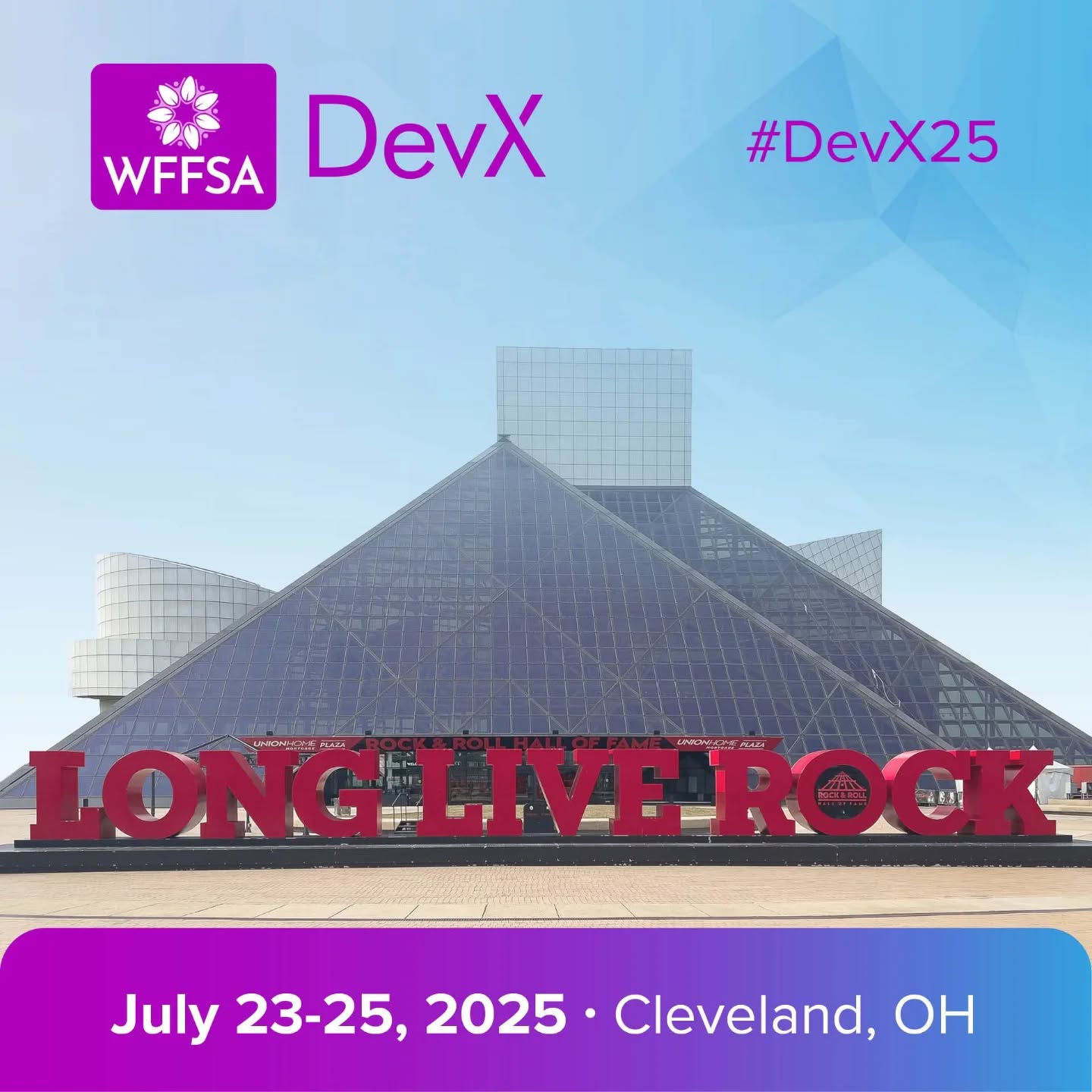 The Wholesale Florist & Florist Supplier Association (WFFSA) is thrilled to announce its 2025 Development Experience (DevX), taking place July 23–25 in Cleveland, Ohio. Sponsored by CalFlowers, this premier hands-on educational event is set to deliver an immersive blend of learning, networking and on-the-road discovery — all with a little rock and roll flair.
DevX is WFFSA’s flagship summer event designed to bring floral distribution professionals together for practical education, real-world insights and one-of-a-kind networking. Formerly known as the Management Institute, DevX has evolved into a dynamic, on-the-move experience tailored for professionals across the floral supply chain.
“DevX 2025 is all about connection — with ideas, with people and with the future of our industry,” said Freddy Melero, WFFSA’s President. “We’ve designed a program that gets you out of the conference room and into the real-world operations that drive our floral supply chain. The chance to network in this kind of setting — side by side with fellow wholesalers and suppliers — is truly invaluable. And wrapping it up at the Rock & Roll Hall of Fame adds a dose of energy and fun that will this experience one to remember.
