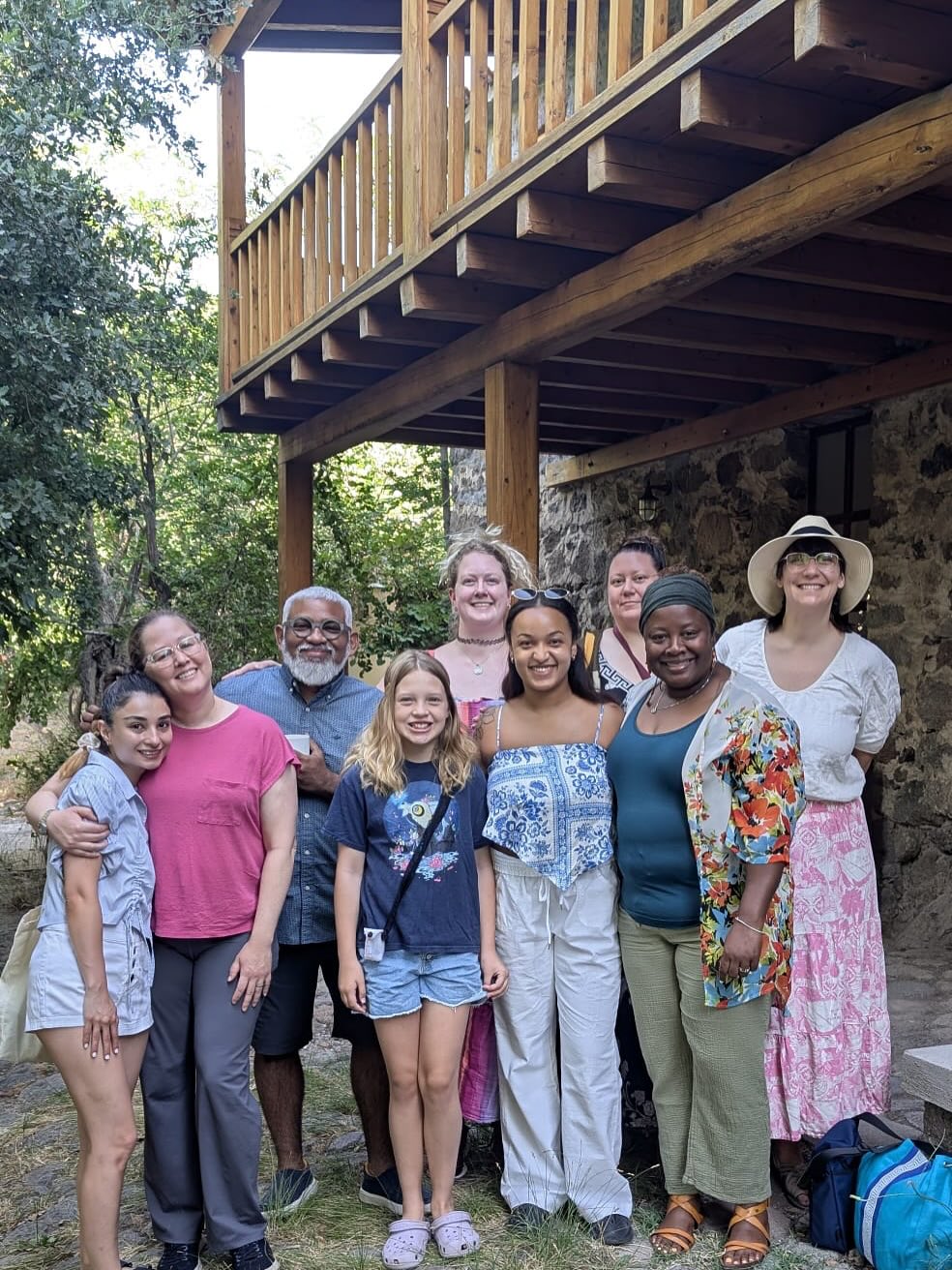 The #Storymodelers are back in #lesvos 🇬🇷This time we’re joined by @oduartsletters grad students (Mel, Guljannat, Gabrielle, & Kayla), @odueps #gradstudent (Meaghan), & @ruthblahblah, Associate Prof of @oduenglish & @oduwomensgenderstudies. We’re staying at a monastery-turned-study center & working alongside students from University of Athens 🇬🇷 & Luxembourg 🇱🇺 on the first steps towards a #digitalTimeMachine of the island. Collecting photos, oral histories, & more, students are learning from each other across disciplines— #computerscience, #ai , #educationtechnology , #digitalhistory , & #digitalhumanities . Faculty from various institutions provide insight and support to student-led initiatives. All of this in just one week! The first round of field site visits are done. Time to keep building! #interdisciplinarycollaboration #nerdcation #gradstudentlife