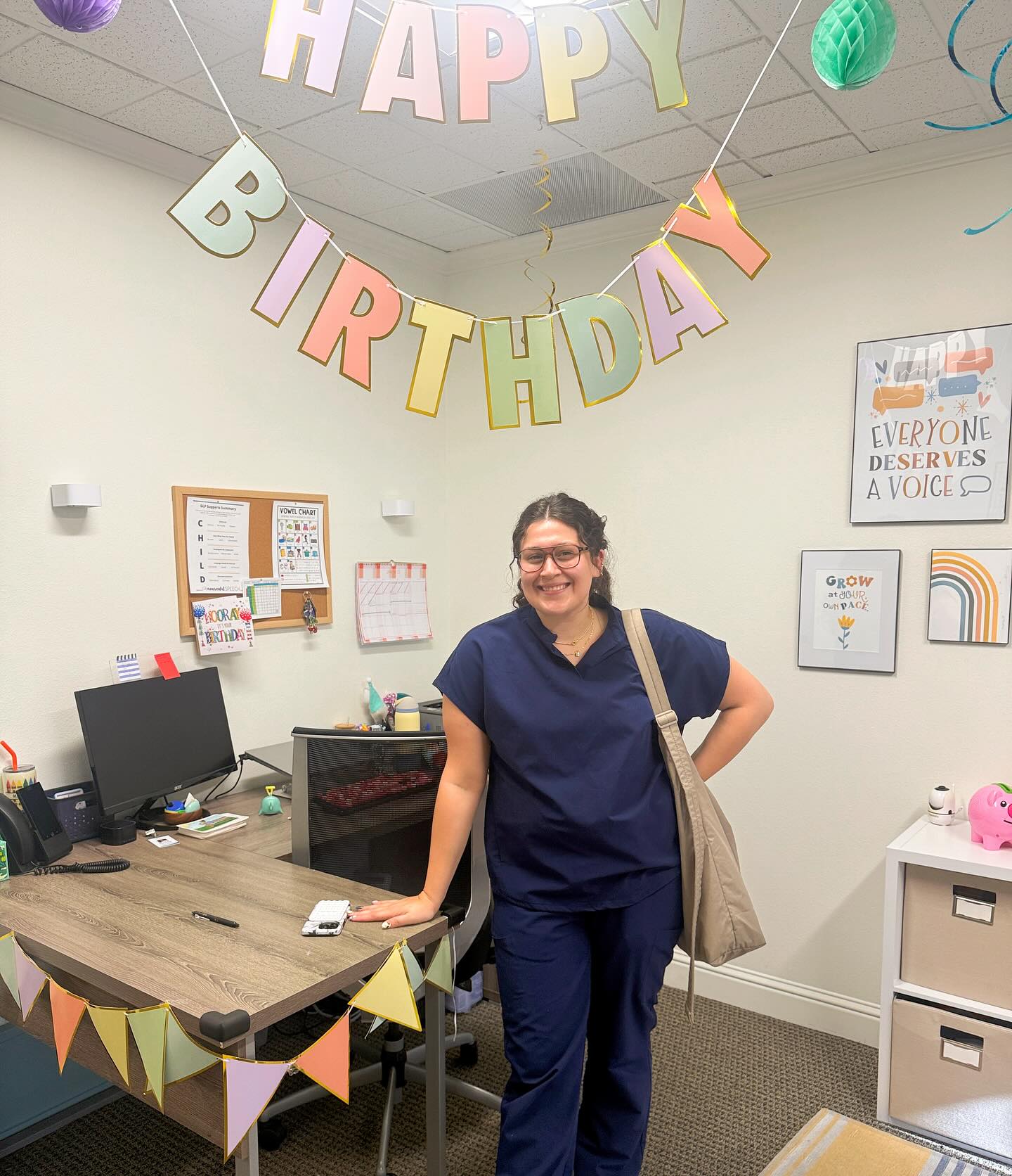 Happy Birthday, Bri!
Today we have two amazing reasons to celebrate: it’s your birthday and you’re officially our newest CCC! 🙌
Bri, you are the kind of person who brings light and laughter wherever you go. Your kindness, quick wit, and GLP wizardry make you an absolute gift to our team. 💫 Whether it’s cracking a joke or crafting the perfect plan for a client, you do it all with heart and purpose.
You’re always thinking one step ahead, constantly asking, “What can we work on next?” and “How can I support this client best?” Your dedication is inspiring and your care runs deep! It shows in everything you do. 💛
We’re so lucky to have you on our team. We hope you have the BEST time on your vacation and an amazing birthday!