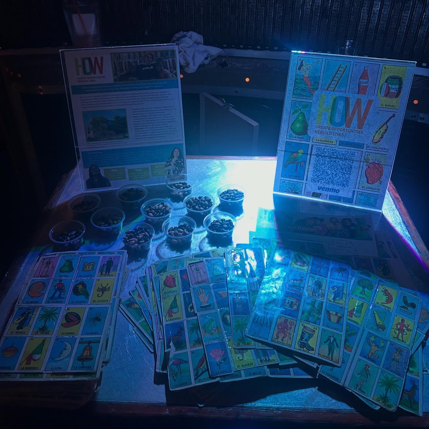 Thanks to @simones_bar and Rich for having us this week for Loterรญa Night - we were able to raise funds for our work, and spread awareness about the heightening need we're seeing for the services that we provide!