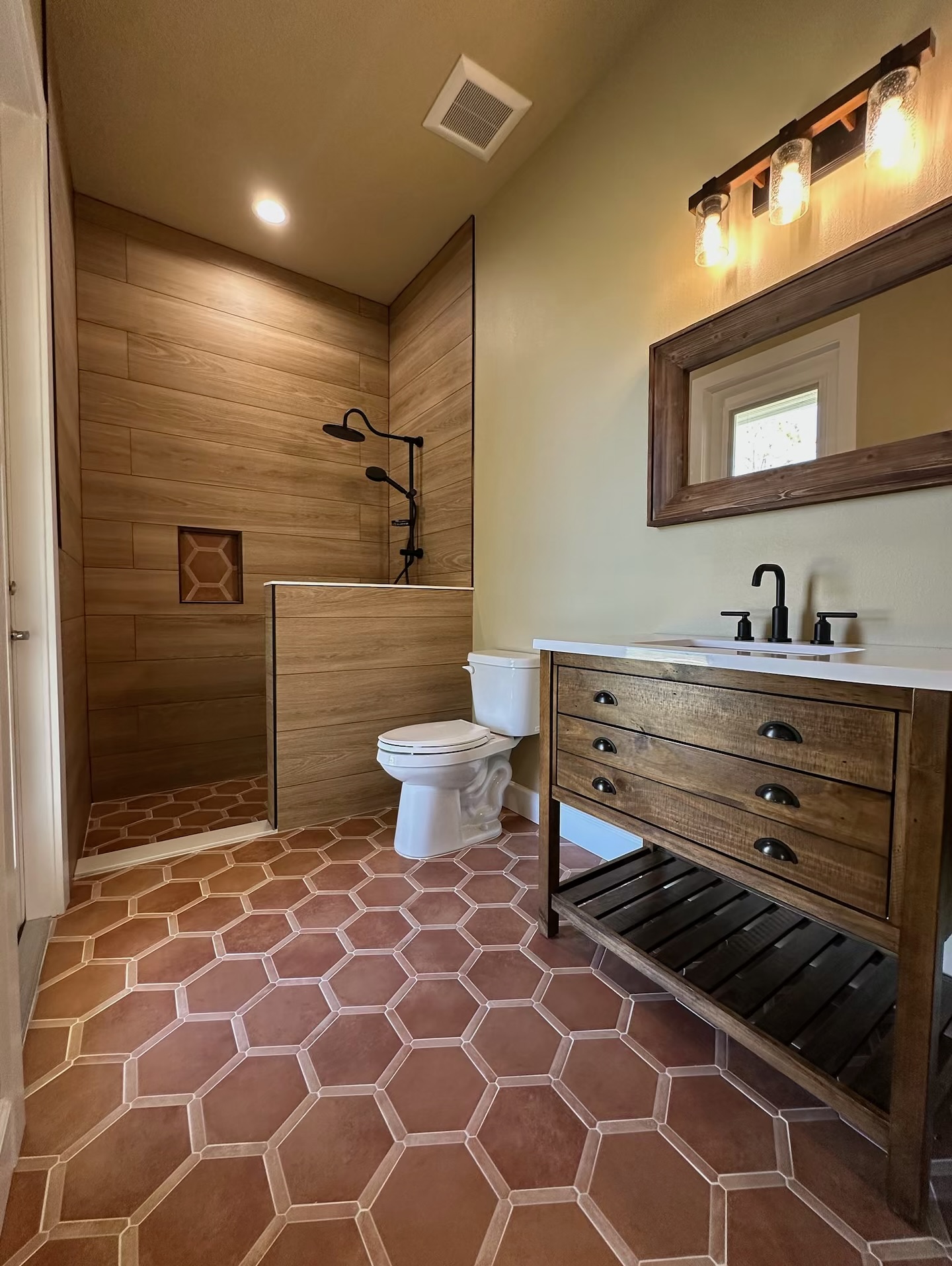 🛁✨ Custom Bathroom Goals ✨🛁
This bathroom is all about the details!
We chose a stunning floor tile that brings warmth and texture to the space—perfectly grounding the room with timeless style.
But the real showstopper? That shower tile 💎
From bold patterns to sleek modern lines, it’s a true focal point that transforms everyday routines into a spa-like experience.
📸 Every corner was designed with beauty and function in mind.
Would you go with bold contrast or soft neutrals?
.
.
.
.
.
#customhome #treasurecoast #treasurecoasthomes #newconstruction #construction #fortpierce #design #portsaintlucie #customcare #fl #lot #acre #realty #investment #mortgage #homeloan #newhome #hgtv #plmconstructionllc #builder #homedesign #newbuild #homesweethome #homedecor #homedecoration #reelsinsta #housereels #viralreels #explorepage #foryoupage