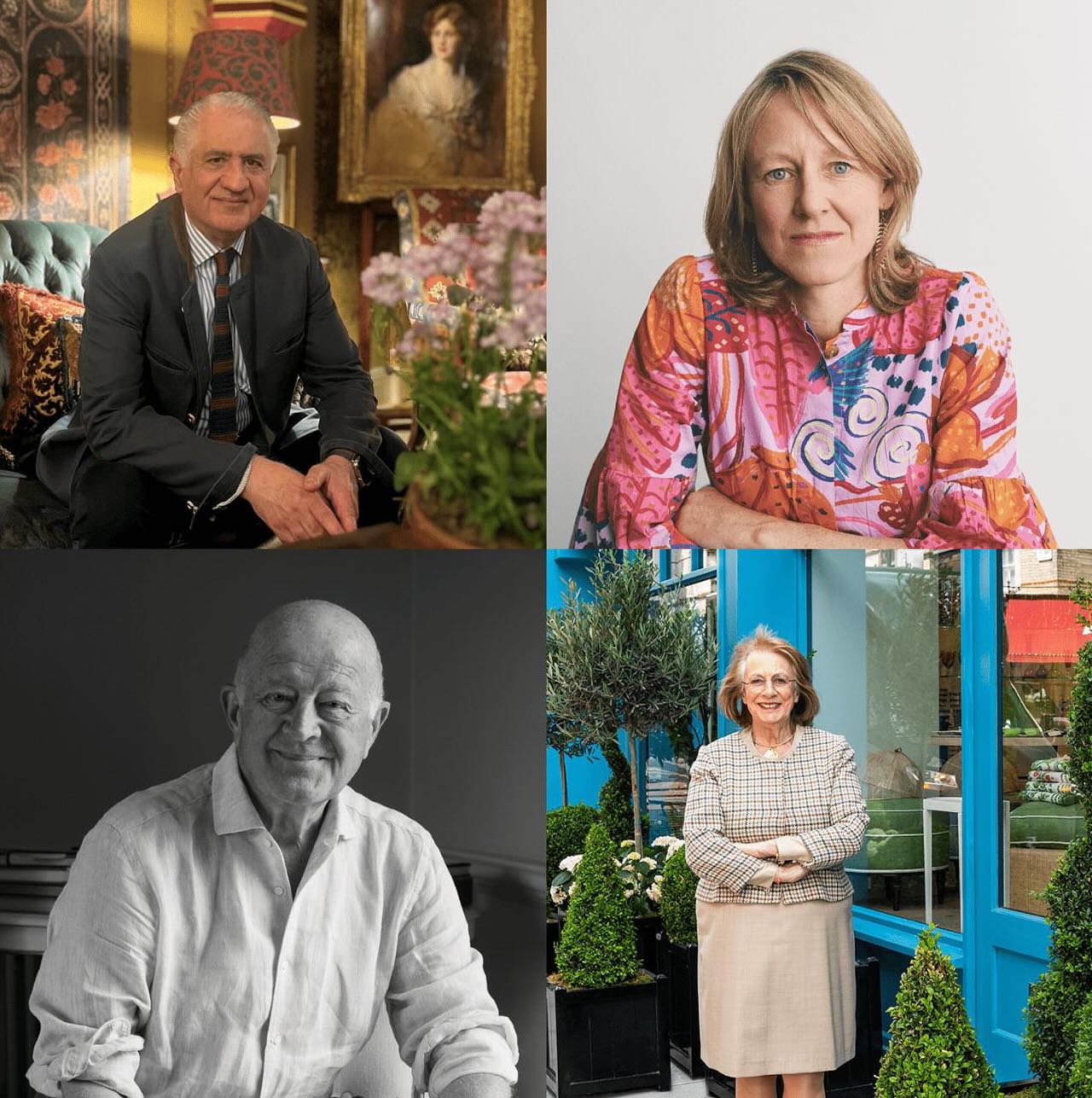 Looking forward to joining the conversation at the @nevillholtfestival on Thursday.
Design and Decoration: Lessons from the Greats
Nina Campbell OBE, Veere Grenney and Alidad with Hatta Byng
