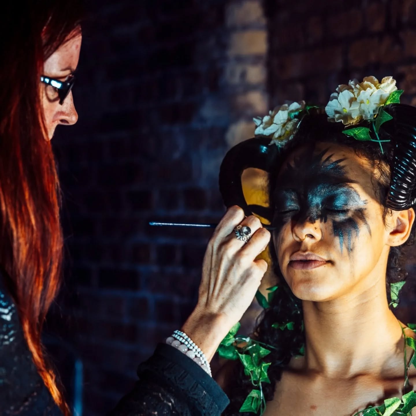 Another incredible night face painting at @foxbadge with @loonar72. We loved the Celtic theme so much 😍😍. Thanks to Alex and Lauren for having us back again to what was an amazingly wonderful creative and mesmerising event.
.
The fab first two photos are by @teodora.andrisan - thank you!
.
#facepaint #facepainting #makeup #foxandbadge #fox&badge #celtic #summervibes #facepaintinglondon #londonfacepainter #celticmakeup