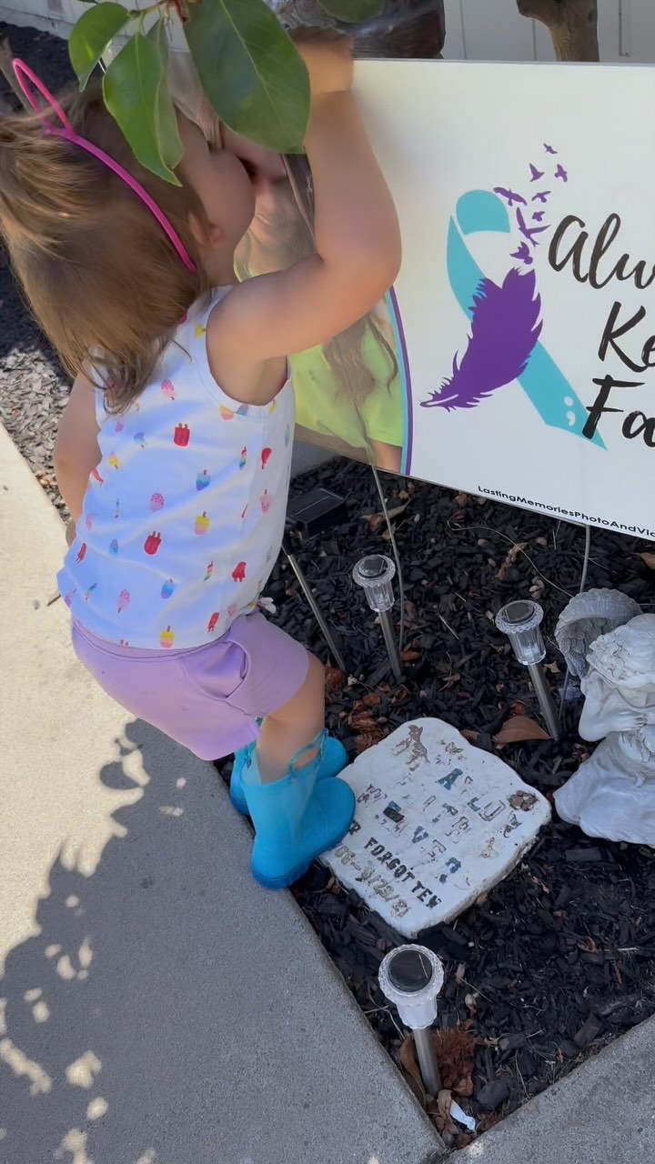 Watching my baby water her big sister Taylor’s sunshine garden... kiss her pictures... splash in her memory fountain... and smile at the sky.. It’s a connection words can’t fully capture 🤍
Even though she’s never met her sister on earth, her heart knows. Through faith, through love, through the smallest moments, Taylor is with us! And her baby sister feels that 🥰 Heaven isn’t far when love keeps us close 💜
#SistersForever #AngelBaby
#BigSisterInHeaven #FaithlnHeaven #LoveNeverDies #GriefAndGrace #HeavenConnection #SiblingBond #BabyAndAngel #TaylorInOurHearts #MentalHealthJourney #GriefSupport #HealingThroughGrief #GrievingMother #GriefJourney #LifeAfterLoss #GriefAwareness #HealingHearts #GriefAndHealing #MotherhoodAndGrief #GrievingMothers #MothersWhoGrieve #LivingWithGrief #GriefIsLove #LoveAndLoss #AlwaysKeepFaith #StrengthThroughAdversity #YouAreNotAloneInThis #StayStrong #TogetherInGrief