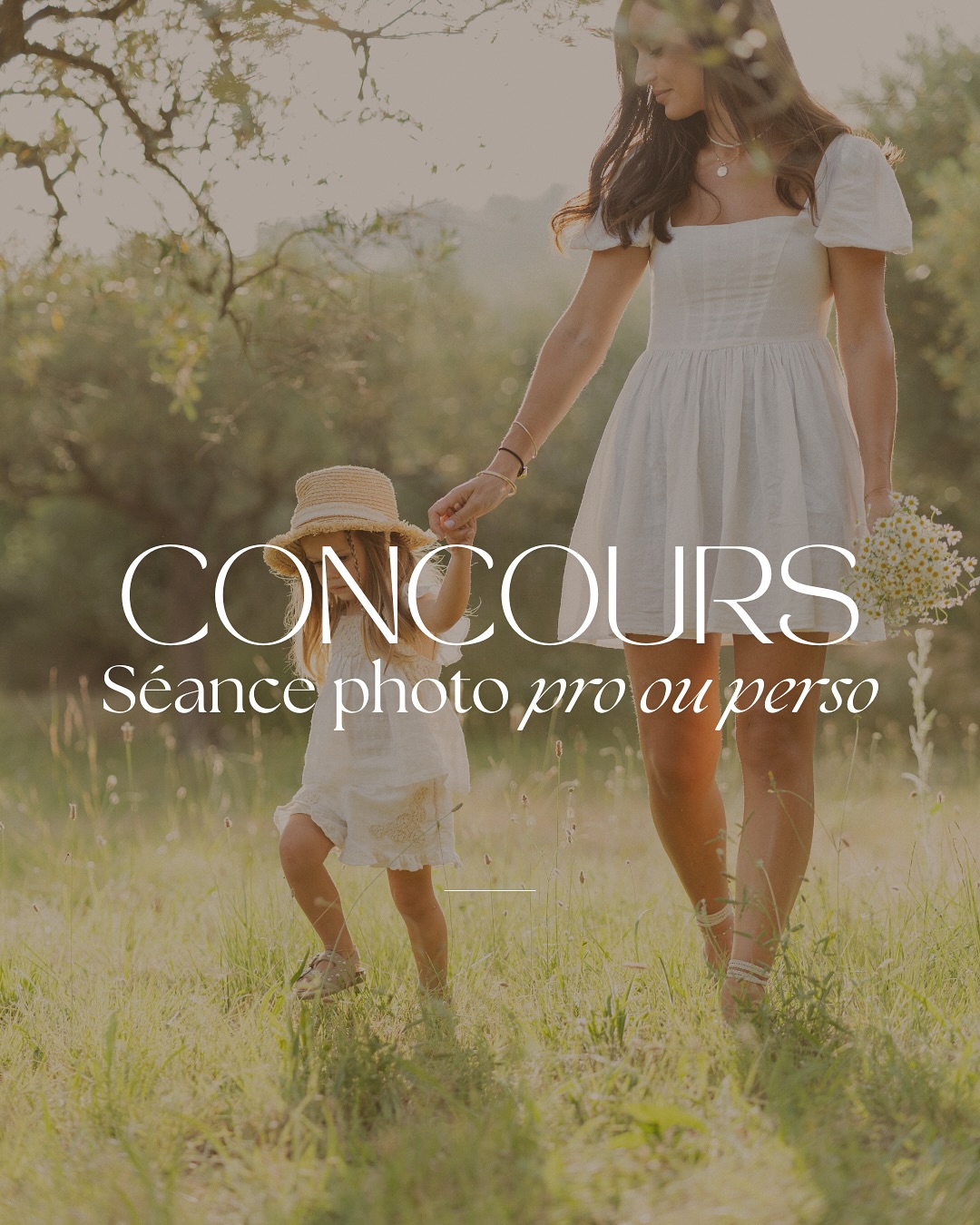 GAGNE TA SÉANCE PHOTO PRO OU PERSO 📸
Pour fêter avec vous ce cap symbolique des 1000 abonnés, et surtout vous remercier du fond du cœur pour votre confiance et votre présence… 💫
Je vous offre la chance de remporter une mini séance photo de 30 minutes, à choisir selon votre envie : pro (portrait, savoir-faire, expertise…) ou perso (grossesse, naissance, famille, allaitement, solo ou en couple).
Vous repartirez avec 25 photos numériques, capturées dans la douceur de votre cocon, votre entreprise ou en extérieur.
IMPORTANT : La séance aura lieu autour de Nîmes (dans un rayon de 30km maximum autour d’Uchaud), et est réservée aux habitants de cette zone. Merci pour votre compréhension. 🌿
Pour participer :
✨ Suivez mon compte @aurastudio_com
✨ Aimez ce post
✨ Taguez une ou plusieurs personnes qui pourraient être intéressées 🫣
✨ Partagez ce post en story en m’identifiant
✨ Et bien sûr, habitez dans la zone concernée !
Bonne chance à toutes et à tous et merci infiniment pour votre participation 🍀
📩 Résultat le 23 juin !
#concoursphotographe #concoursseancephoto #concoursphotographie #gagneuneseancephoto #seancephotoprofessionnelle #seancephotogrossesse #seancephotocouple #seancephotobebe #shootingnaissance #shootingphoto #photographenimes #photographemontpellier #photographefamille #photographecorporate