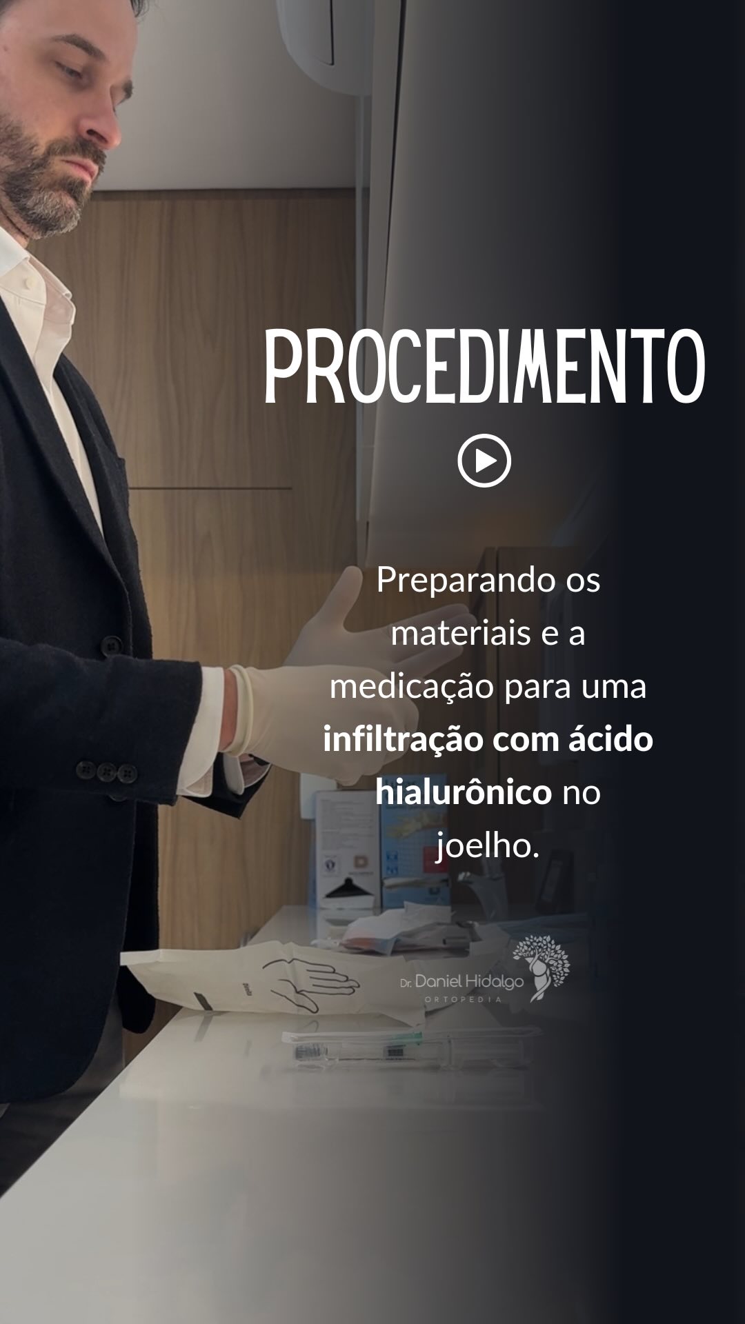 👀Olha só como é a preparação dos materiais e da medicação para uma infiltração do joelho com ácido hialurônico, uma opção de tratamento interessante para pacientes com problemas de cartilagem. #ácidohialurônico #joelho #cartilagem