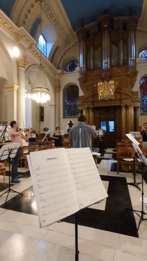 This coming Monday as part of St Mary-le-Bow’s LIVE festival, we will be performing Max Richter’s seminal work The Four Seasons Recomposed, featuring soloists from the orchestra. See you there at 7.30 pm - it’s free!