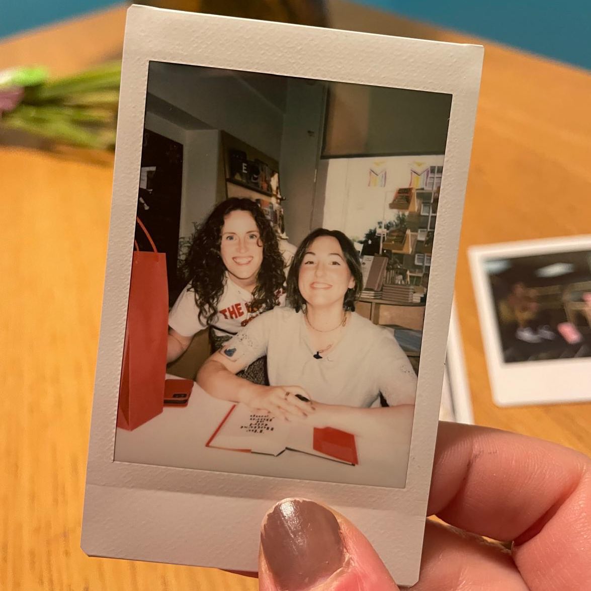 The proudest girl at best friend camp - congrats @krystalevanscomedy on the launch of your book!