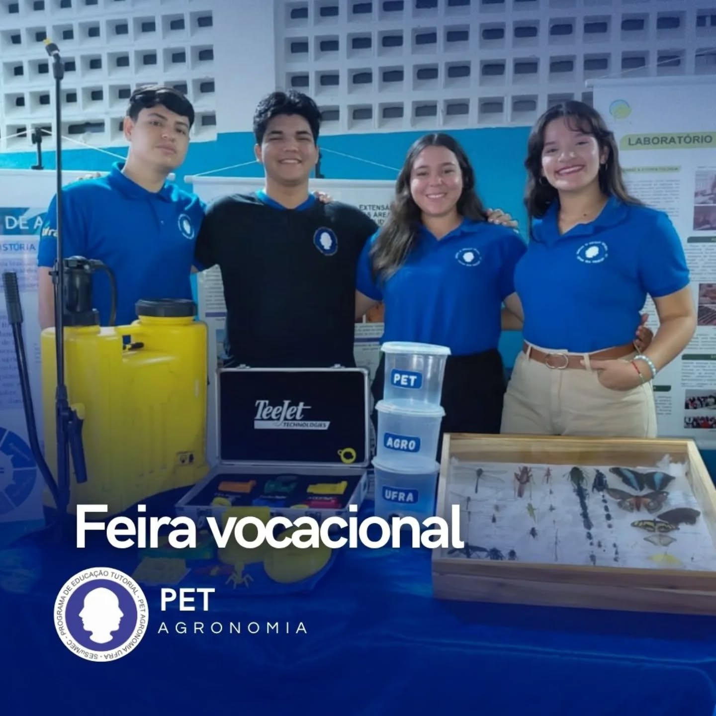 No último sábado (31/05), o PET Agronomia marcou presença na Feira Vocacional do Colégio Santa Catarina de Sena!
Foi uma oportunidade incrível de troca de conhecimento, na qual apresentamos um pouco do universo da Agronomia. Durante o evento, mostramos equipamentos utilizados na área, expusemos coleções entomológicas e esclarecemos dúvidas sobre o curso e a profissão.
Agradecemos a todos que visitaram nosso estande e demonstraram interesse pela Agronomia. É sempre gratificante compartilhar nossa paixão pela área! 🌱💚
#PETAgronomia #FeiraVocacional #Agronomia #UFRA