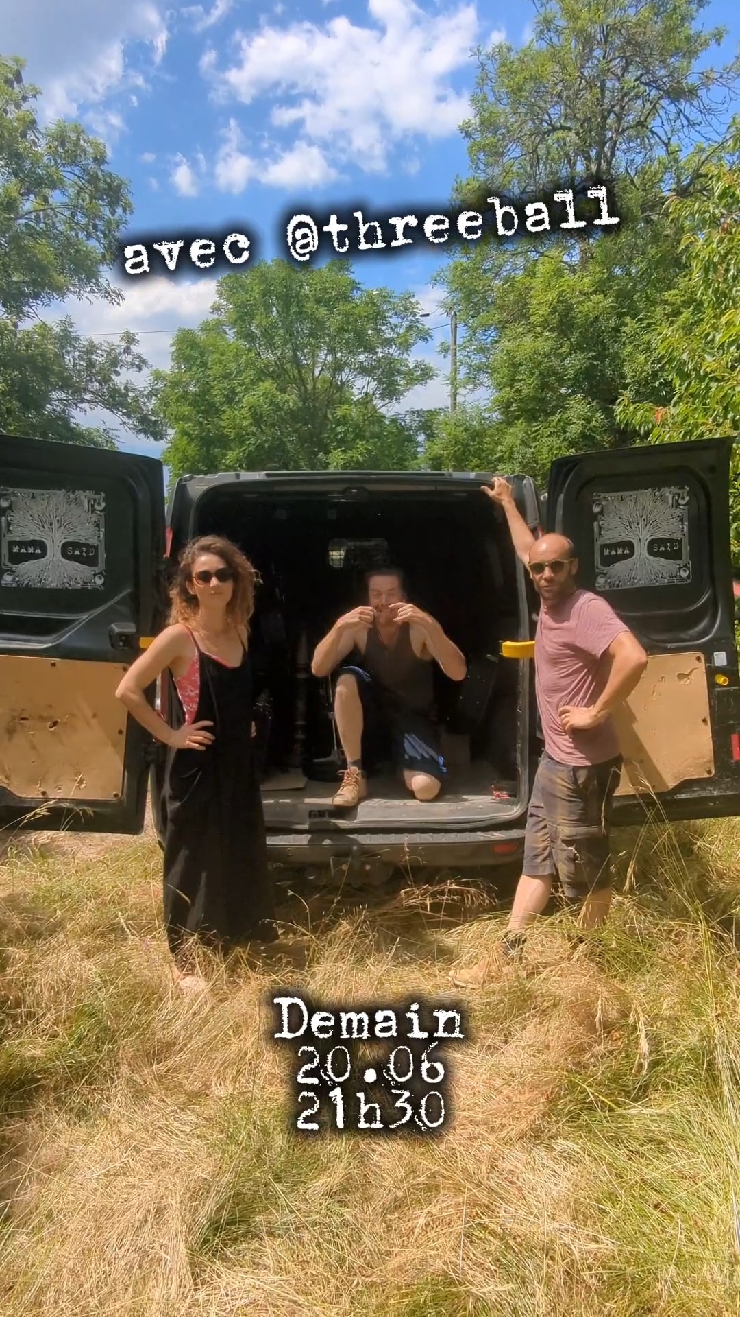 𝗕𝗼𝘇𝗼𝘂𝗹𝘀 𝗼𝗻 𝗱𝗲́𝗯𝗮𝗿𝗾𝘂𝗲 𝗽𝗼𝘂𝗿 𝘁𝗲 𝗳𝗮𝗶𝗿𝗲 𝘃𝗶𝗯𝗿𝗲𝗿 !🔥
Rendez-vous demain vendredi 20 juin pour une claque hip-hop intense entre énergie brute et textes percutants💥
Pendant qu'on libère Guigui, voici les infos qu'il te faut👇
📍 Parc Layrac à Bozouls (12)
🕤 Vendredi 20 juin à 21h30
🖖 Entrée libre pour venir vibrer avec nous
Avec @Threebal en première partie ☄️
#mamasaidmusique #livemusic #UrbanFusion #hiphop #rap