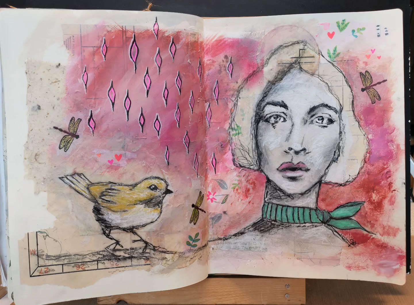 I love doing this lesson by the great @toniburtartist 🙏 using collage, tissue paper, graphite pencil, charcoal, pastels, markers, gelly pen, and neocolor crayons.
And thanks to my friend @myra.banuelos2000 for doing this lesson with me and for your final tips to bring it all together! 🥰
#wanderlust25class #eaclasses #everythingartuk
#arthabit #artjournal #artjournaling #dailypainting #artastherapy #doitfortheprocess #imadearttoday #carveouttimeforart #createeveryday #createarteveryday #makearteveryday #mixedmedia #mixedmediaart #mixedmediaartjournal #mixedmediaabstract #mixedmediajournal #makeart #mixedmediaartist #abstractartist
