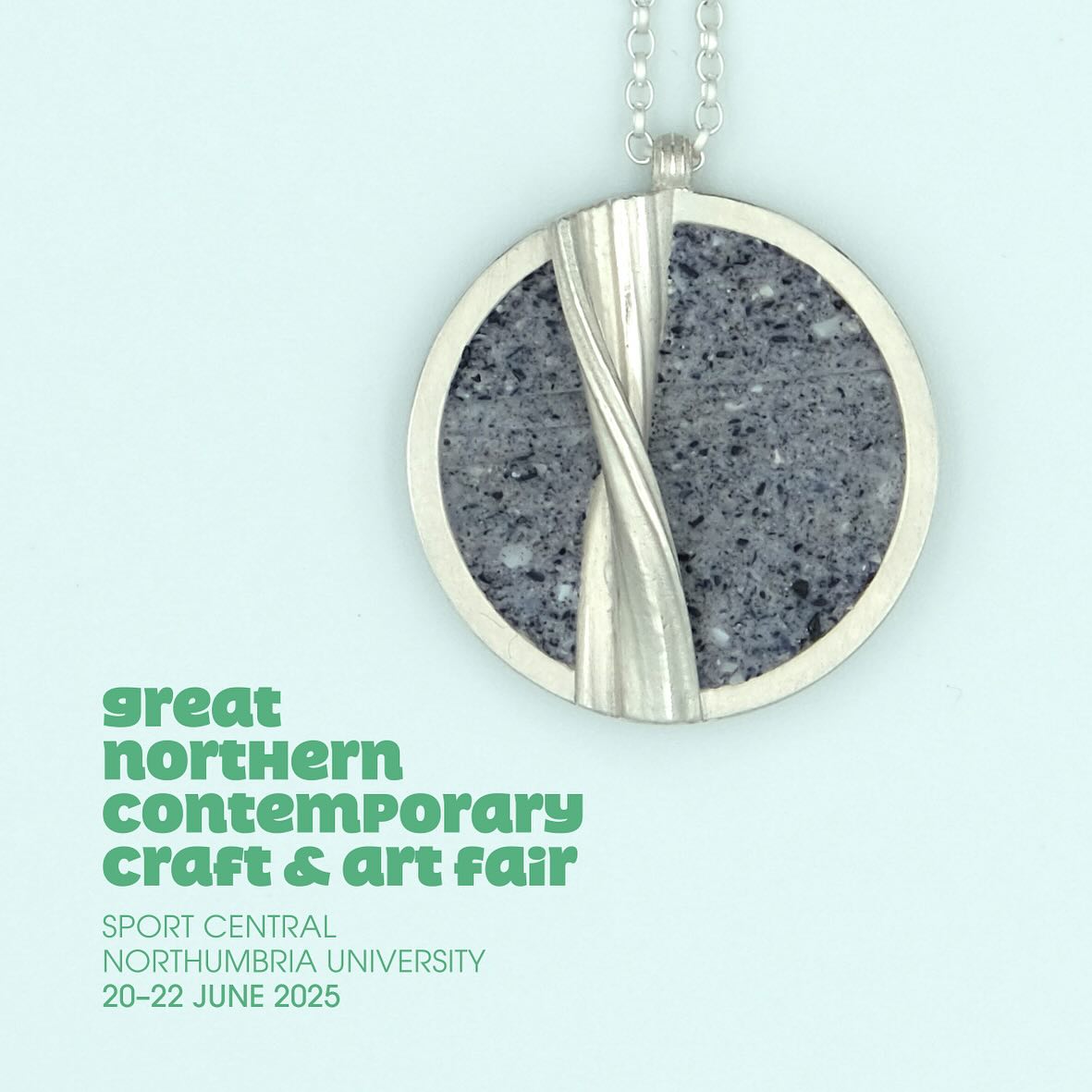 .
✨Mitsuro Hikime textured pendant with Jesmonite and recycled mussel shell composite✨
Available during Great Northern Contemporary Craft Fair in Newcastle from 20–22 June 2025 at Sport Central, Northumbria University.
.
🌟Can’t wait to connect with visitors, collectors, and fellow makers. Hope to see you there!🌟
.
📅GNCCF Newcastle
Friday 20 June - 10.00-17.00
Saturday 21 June - 10.00-17.00
Sunday 22 June - 10.00-16.00
📍Sport Central, Northumbria University, Northumberland Road, Newcastle upon Tyne NE1 8ST
.
🎟️Tickets are now on sale at @great_northern_events 🎟️
.
.
@acj.org.uk @a.i.r_soj @soj_jo_bcu
.
#contemporaryjewellery #ukjewellery #hkjewellery #japanesejewellery #アートジュエリー #コンテンポラリージュエリー #GNCCFNewcastle #GNCCF #CraftSaysSomething