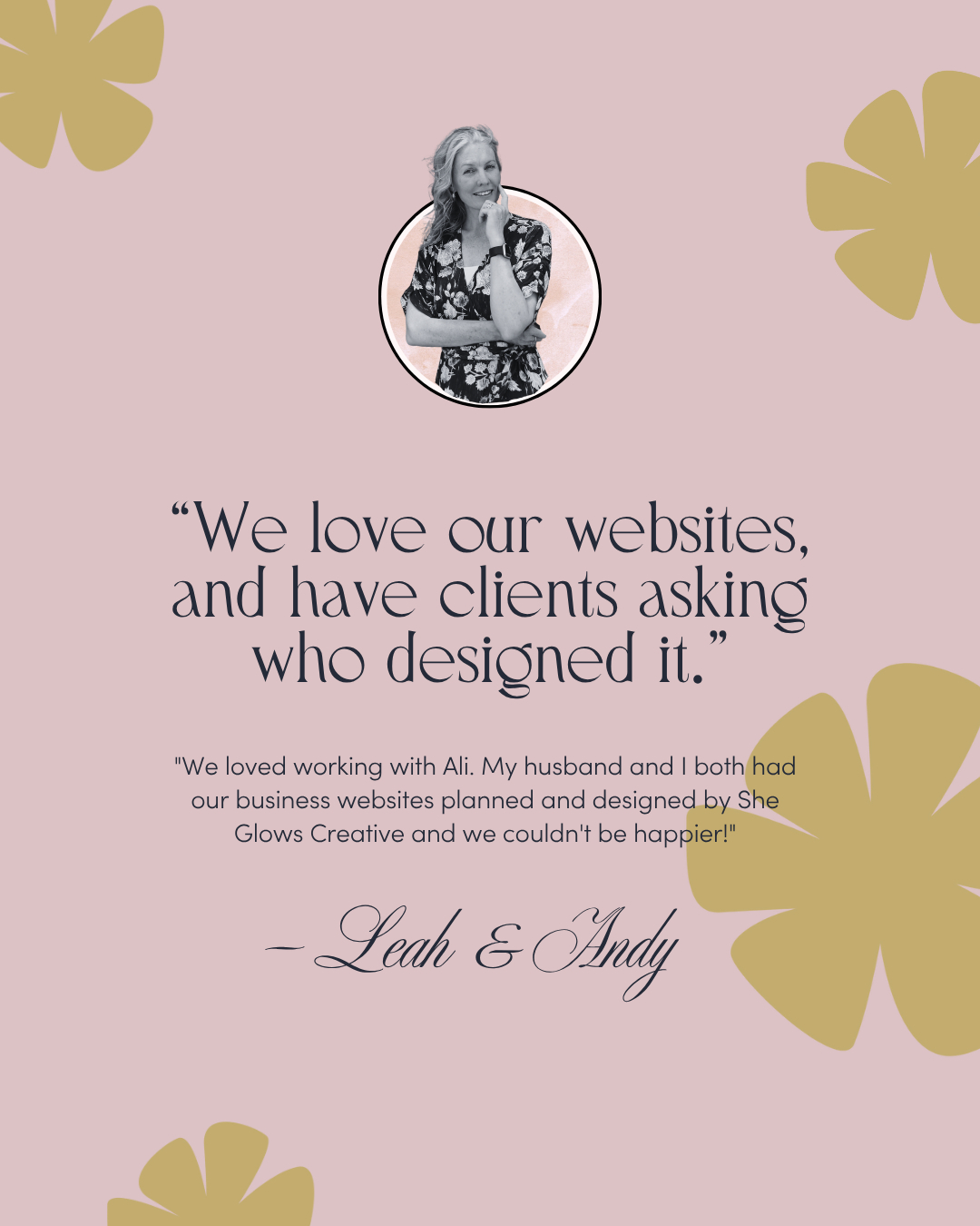 ✨ “We love our websites, have so many more enquiries and have clients asking who designed it.” ✨
That’s the kind of feedback that absolutely makes me so, so happy!
Because your website shouldn’t just exist, it should be a landing space on the internet for people to find you, connect and fall in love with your business.
Wife and husband, Leah and Andy came to me with two completely different businesses but one shared goal: separate sites that represented and elevated their positioning as trusted businesses, in both the wellness and dental space.
in collaboration, we planned, designed, and built both brands from the ground up—
and now their websites are doing the talking for them.
Ready to claim your space on the internet in the next 30 days? Book a rebrand or custom website today.