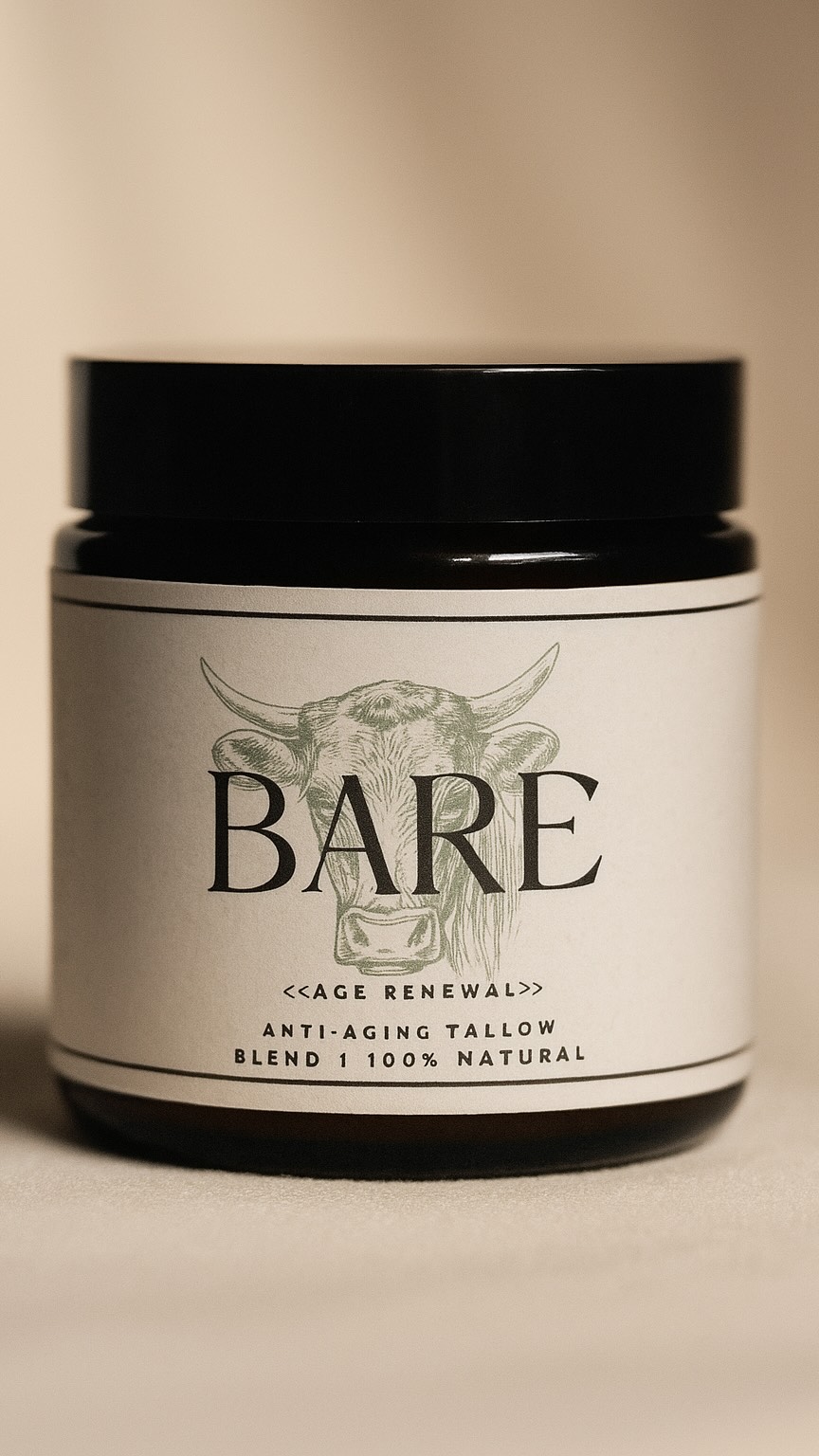 ✨ Inside Our Age Renewal Balm ✨
Crafted in small batches, this premium balm is powered by nutrient-rich sheep tallow—a deeply nourishing fat known for its high levels of vitamins A, D, E, and K, plus skin-repairing essential fatty acids.
💛 Unlike our other balms made with beef tallow, this formula uses pure sheep tallow for its richer, more potent anti-aging benefits—closely mimicking the skin’s natural oils to restore elasticity, soften fine lines, and deeply hydrate.
Infused with age-defying botanicals and oils, this balm is designed to:
🌿 Boost collagen production
🌿 Support skin regeneration
🌿 Calm inflammation
🌿 Restore a youthful glow
Real ingredients. Real results.#tallow
#AgeRenewalBalm #SheepTallowSkincare #BareNaturals #TallowBeauty #SkinWisdom #NaturalSkincare #SmallBatchSkincare #SlowBeauty #AntiAgingNaturally