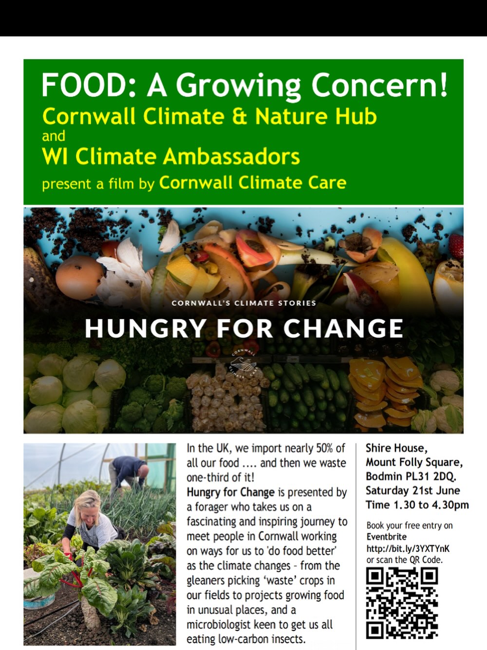 @cornwallclimatecare is hosting this event on Saturday in Bodmin, and I’ll be attending with my foraging books and being part of the q&a panel… come along to chat all things food and what we can do!
#hungryforchange #foraging #climateaction #cornwallclimatecare #loveourplanet #wildfood #growyourown #food #forager