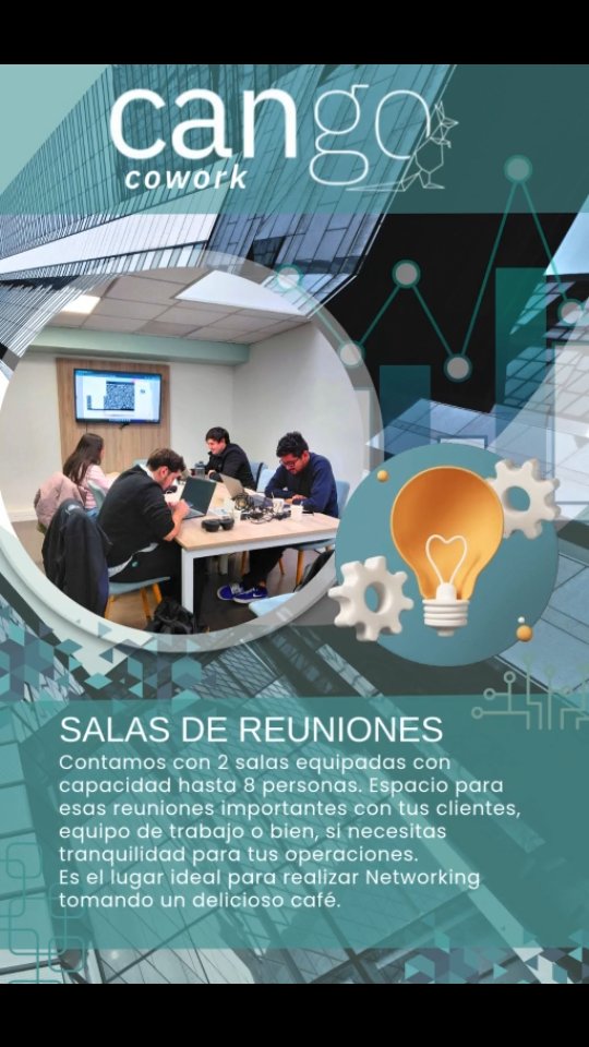 No tienes un lugar tranquilo donde realizar ESA reunión importante?💻🛜☕
¡Ven a Cango Cowork! Puedes cotizar y reservar tus horas de salas de reuniones acá +569 9 710 2976 📲
Salas 100% equipadas.
Nos ubicamos en Diego de Velásquez 2079 - Providencia. (Metro Pedro de Valdivia o Metro Los Leones) al lado del Mall Vivo panoramico.
Los espacios de Cango Cowork crean Mágicos momentos, muy productivos.
Cango es el espacio ideal para espíritus emprendedores y creativos.
Acá creces tú y crecemos todos! 😉
#salasdereunión #coworking #direcciontributaria #cowork #salasdereuniones #reunión #café #oficinas #cafetería #coworkcafe #coworkcafé
