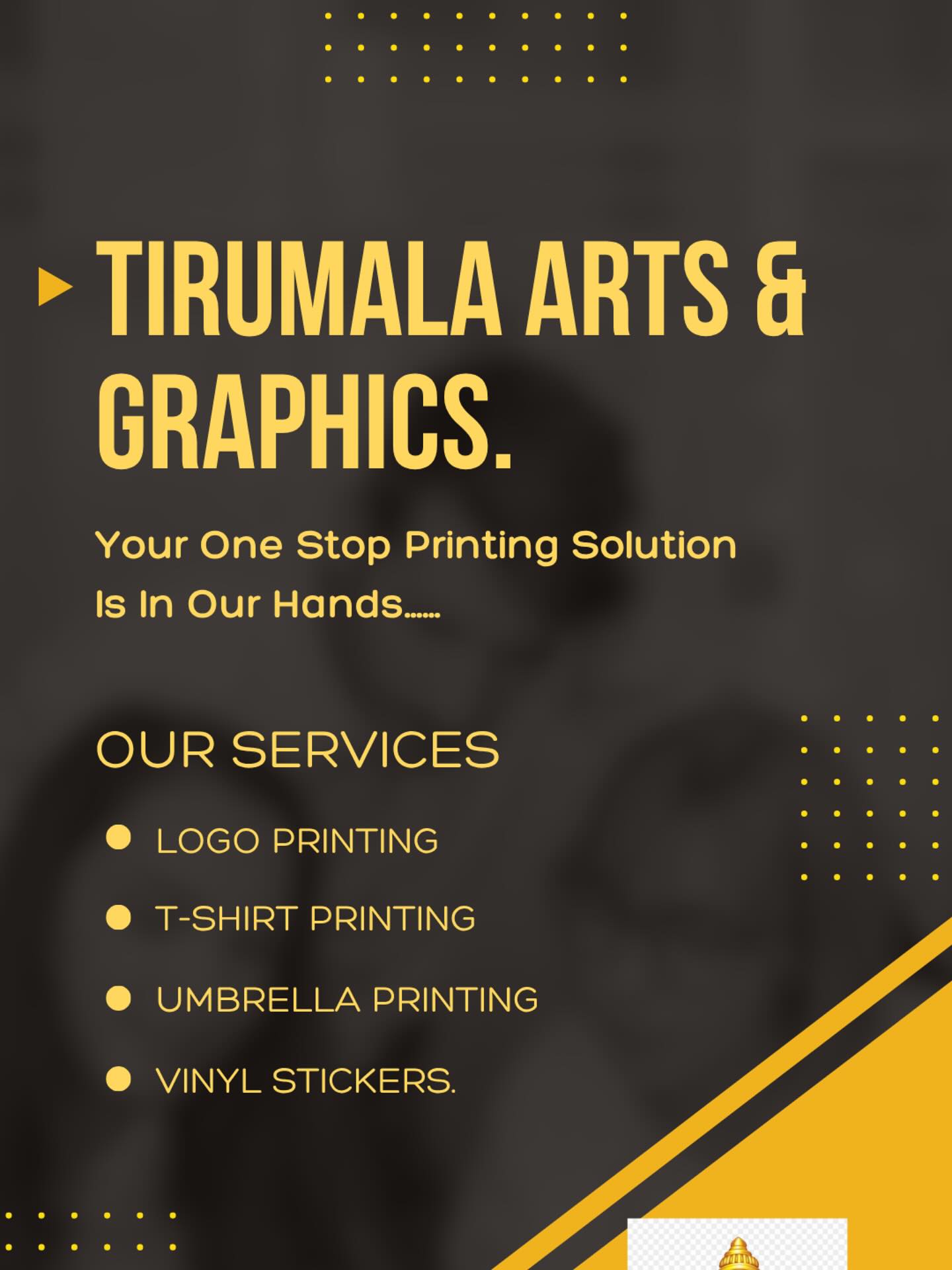 We offer variety of services….contact us for your needs. #worldwide #printingpress #businessowner #service #events #school