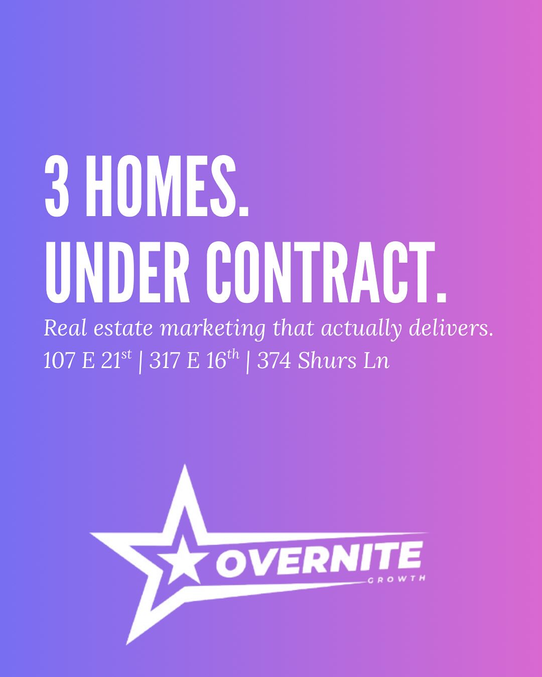 🏠 3 Homes. Under Contract.
From Philly to the Jersey Shore, Overnite Growth delivers results that move.
📍 107 E 21st — $2,198,000
📍 317 E 16th — $1,729,000
📍 374 Shurs Ln — $292,900
Whether it’s beachfront or cityside, our marketing brings real buyers, real fast.
🔑 Ready to sell smarter?
DM us @overnitegrowth or visit overnitegrowth.com
#RealEstateMarketing #JustSold #PhillyRealtor #JerseyShoreRealEstate #SocialMediaMarketing #ListingSuccess #UnderContract #OverniteGrowth #RealEstateStrategy #SoldWithSocial
