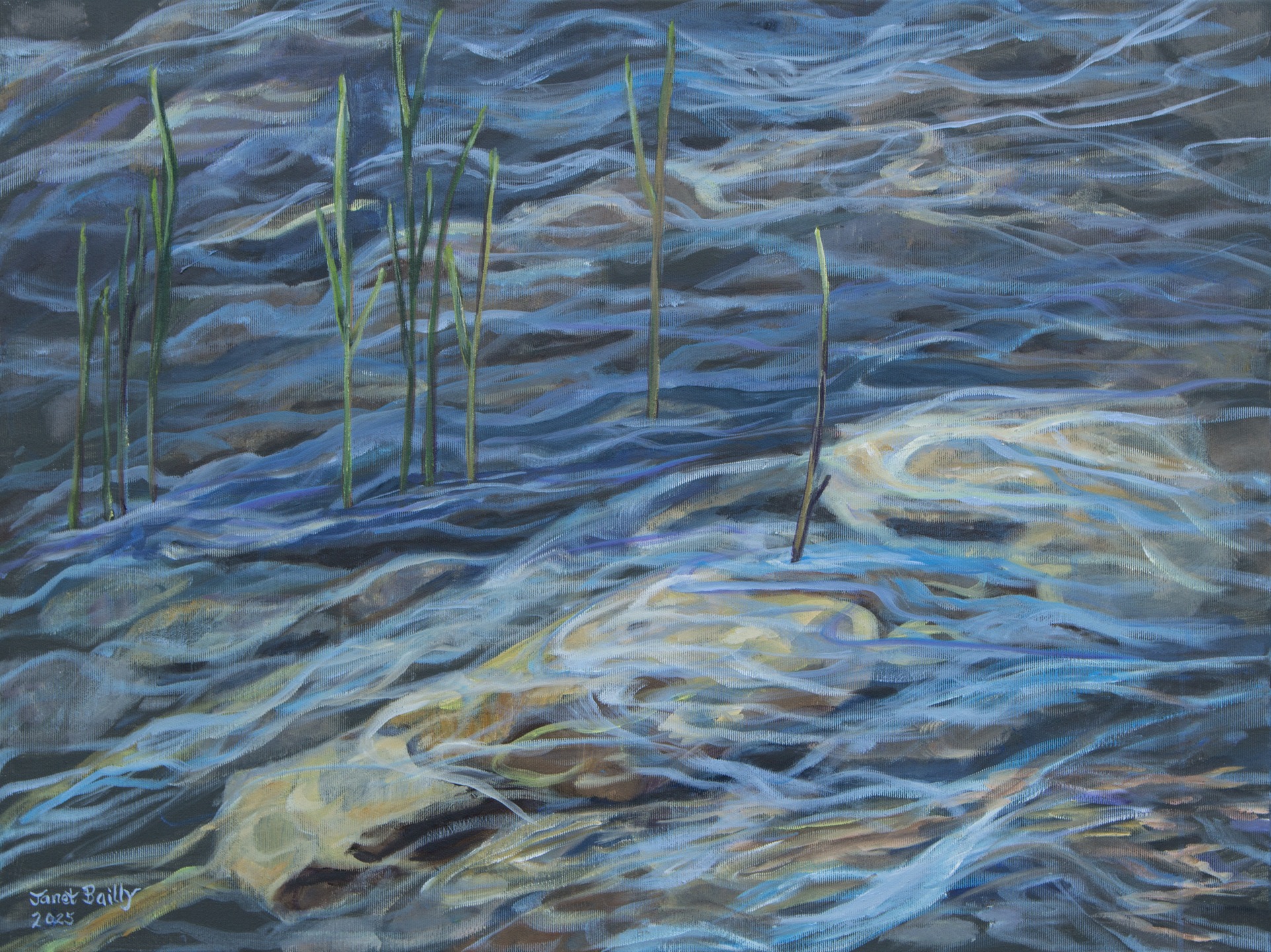 My last painting for the exhibition GRENGSPITZ at the Museum Murten!