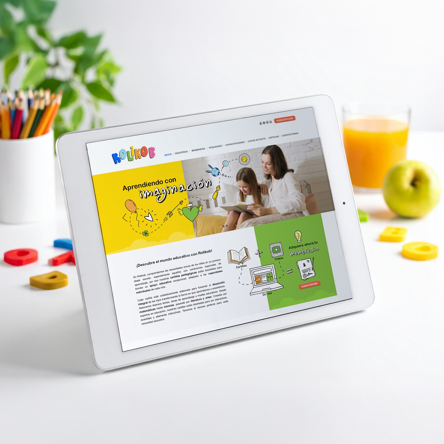 Compartimos la primera versión web de @rolikob realizada en 2023. Un proyecto que contribuye al aprendizaje de niños con barreras educativas. Desde nuestra experiencia en UX, construimos una plataforma web dinámica, divertida y práctica, para apoyar su estrategia comercial. Fuimos parte del inicio de esta propuesta digital que hoy sigue en su camino de crecimiento.
#webdesign #diseñoweb #ux