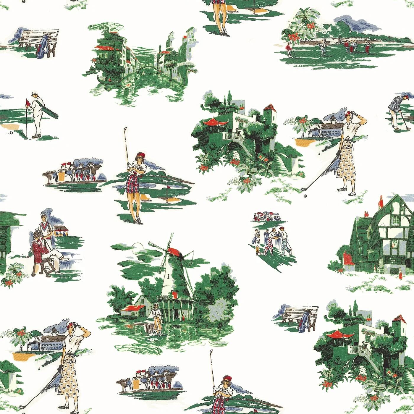 For the golf girlies ⛳️
@katie_kime vintage inspired golf toile
#fashion #printdesign #golf #inspiration #summer #sports