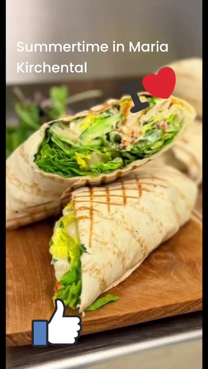 Sommerzeit in Maria Kirchental. Genießt jetzt die sensationellen Wraps 🥗 und viele andere Köstlichkeiten aus unserer Schmankerlküche. Bei einem frisch gezapftem Schönramer Hell 🍻oder einer spritzigen Bio Limonade von Bilz lässt sich ein heißer Sommertag hier oben im Hochtal gut aushalten. Kommt vorbei und überzeugt euch selbst! Euer Team vom Gasthof Maria Kirchental #pinzgauerrind #pinzgaugeniesst #pinzgaumylove #pinzgauerschmankerl #pinzgauerschmankerln #kulinarischerpinzgau #pinzgau #kirchentalwirt #mariakirchental