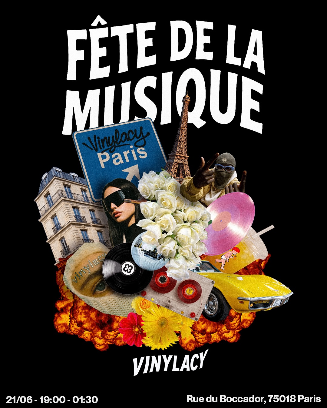 🚨 GUARA PARTY – Fête de la Musique 2025
📍Rue du Boccador, Paris 8th
🗓️ June 21st — 7PM to 1:30AM
🎶 Latin. Hip Hop. Rage. Cocktails. Vinylacy.
One night. No brakes.
💥 7PM → Dinand Vibes (Latin Music)
🔥 9PM → “6K” & Friends (Hip Hop & Rap)
🧨 Midnight → 6ᴛʜ Rage (Rage Hip Hop)
🍸 Signature cocktails by @dinandparferdi
🚗 Vinylacy’s Music Car - More to come
🎧 Music by @6knows_
⚠️ Free entry
⚠️ Dress loud.
📸 Tag @vinylacyworld @dinandparferdi & @6knows_
🔗 Comment who you’re coming with for free drinks courtesy of Vinylacy🍹