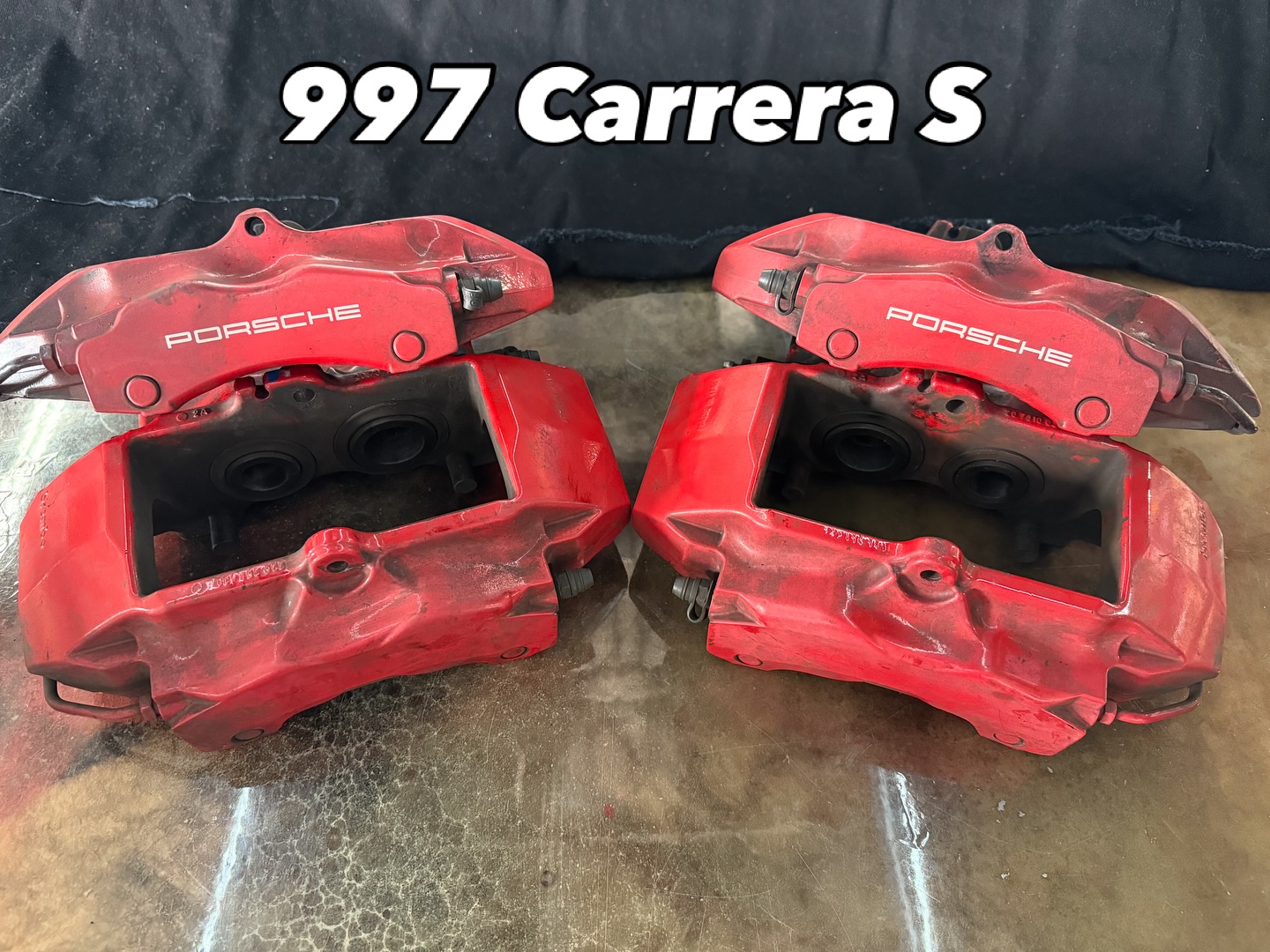 Brought another set back to life… unfortunately I didn’t get finished pics, the customer was in a hurry. They came out beautiful with polished pad pins and Cerakoted hardware. Porsche Guards Red & Bengal Clear.
#fixmyuglycalipers
#calipercoatingrehab
#customcarsaz
#azcarevents
#custompowdercoating
#brakecaliperpainting
#brakecaliperrefurb
#customcalipers
#powdercoatingservices
#brakecaliper
#brakecalipers
#brakecalipersolutions
#automotivepowdercoating
#caliperpowdercoating