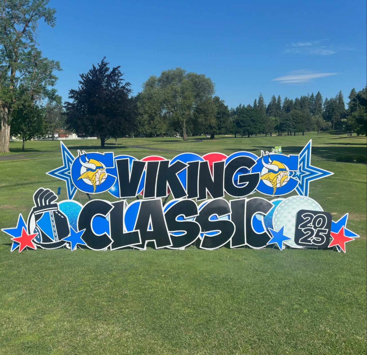 It’s been a pleasure creating signs for the Viking Classic for the last 4 summers! Go Vikings!